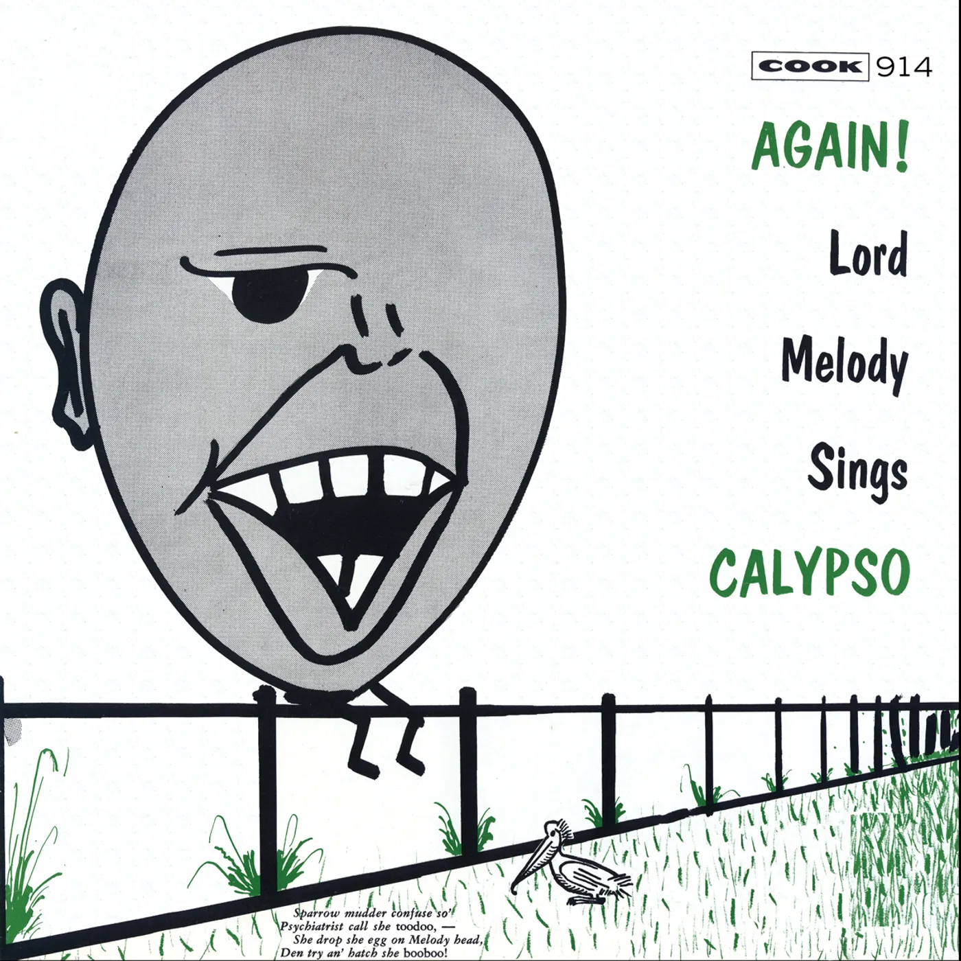 AGAIN LORD MELODY SINGS CALYPSO CD