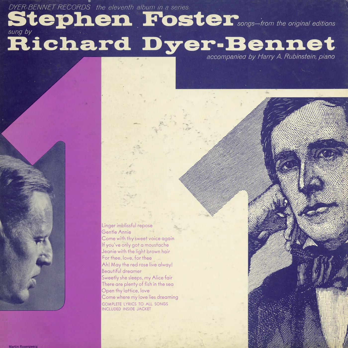 Richard Dyer-Bennet VOL. 11 (STEPHEN FOSTER SONGST) CD