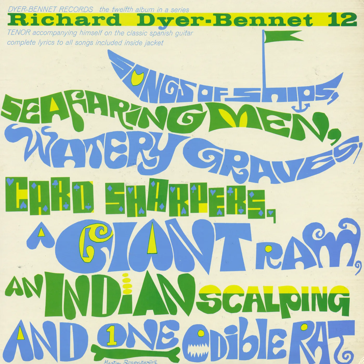 Richard Dyer-Bennet VOL. 12 CD