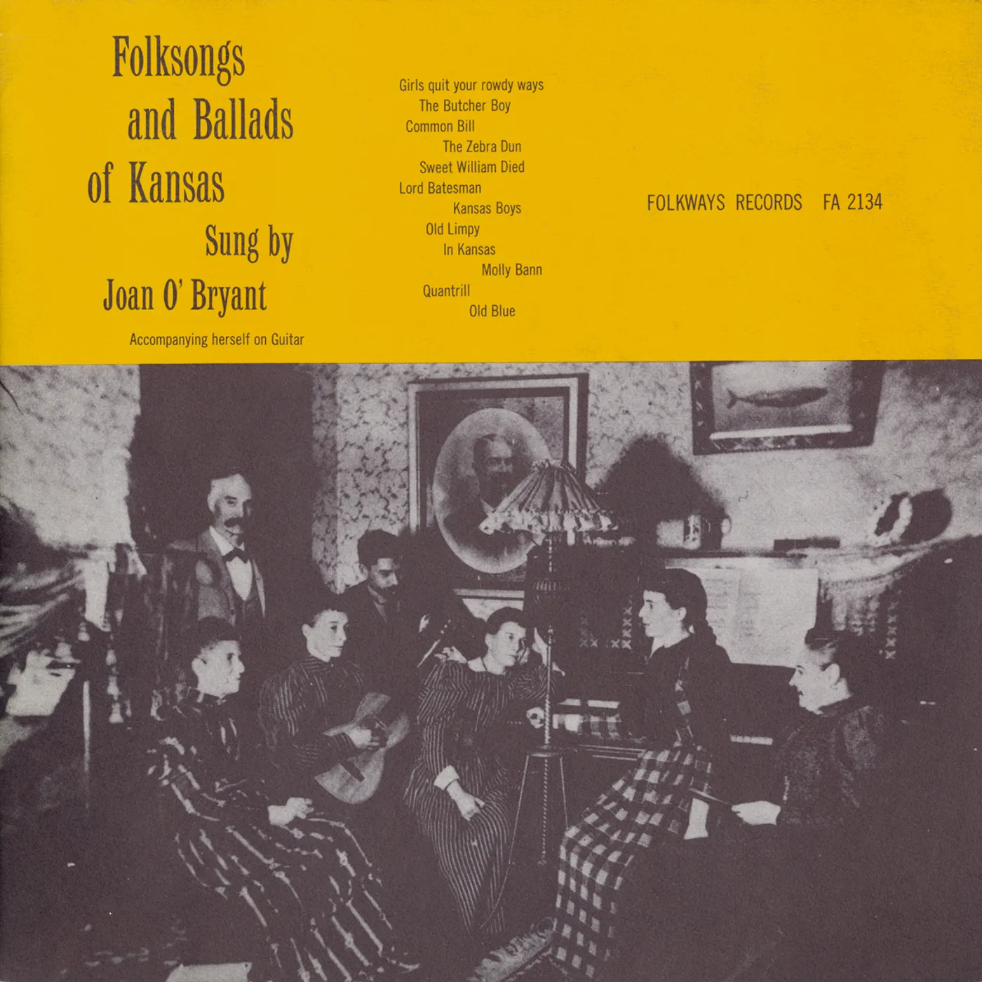 Joan O'Bryant FOLKSONGS AND BALLADS OF KANSAS CD