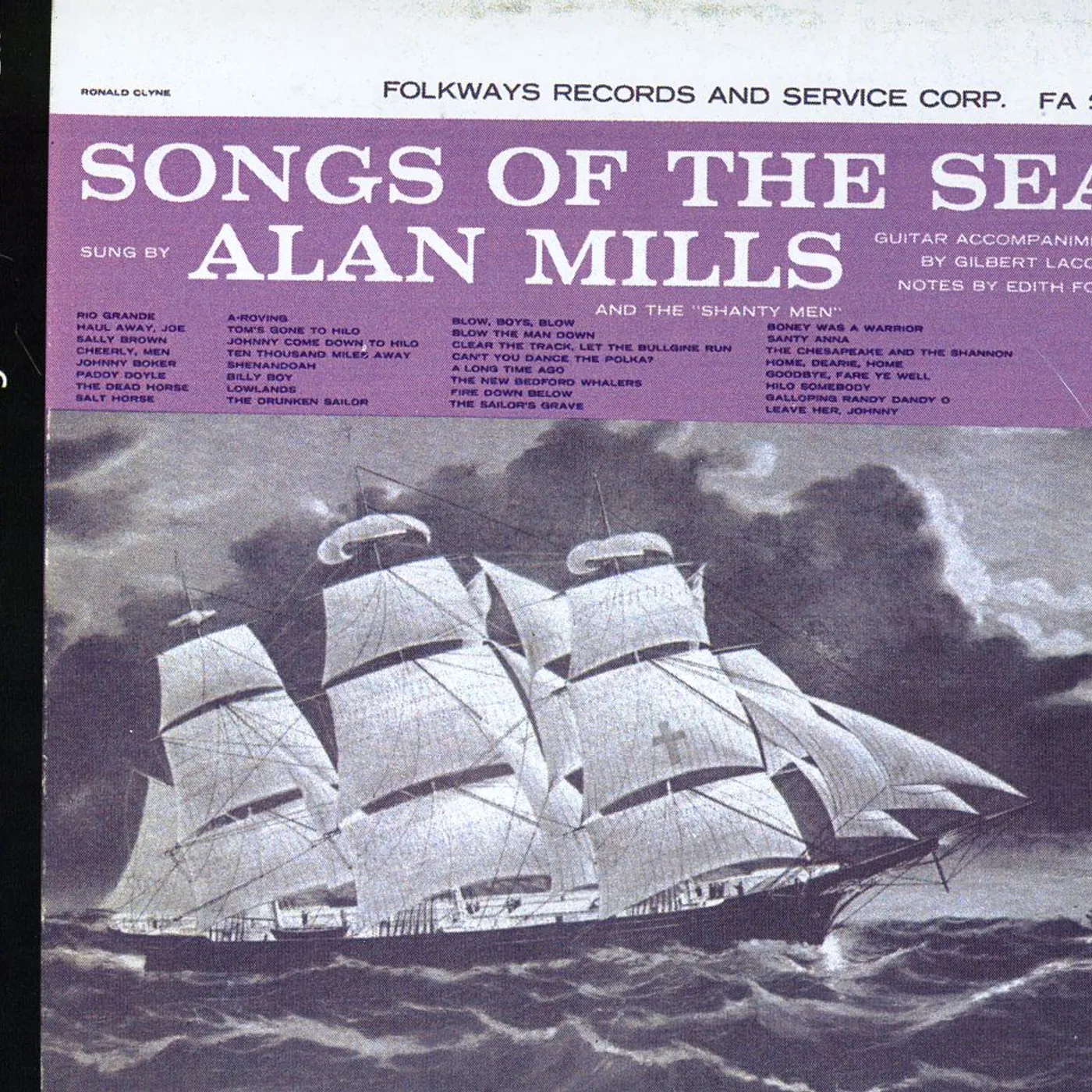 SONGS OF THE SEA: SUNG BY ALAN MILLS CD