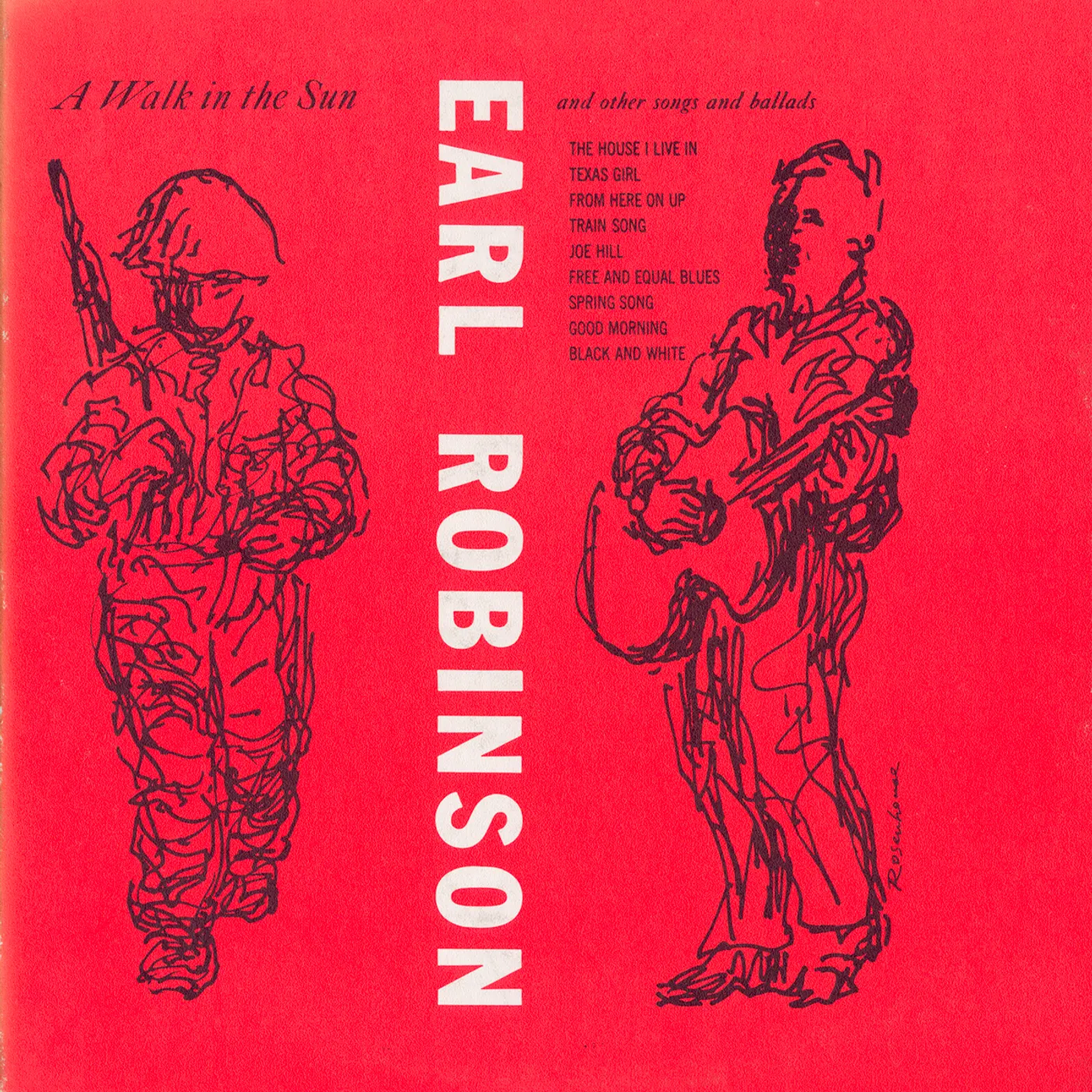 Earl Robinson A WALK IN THE SUN AND OTHER SONGS AND BALLADS CD