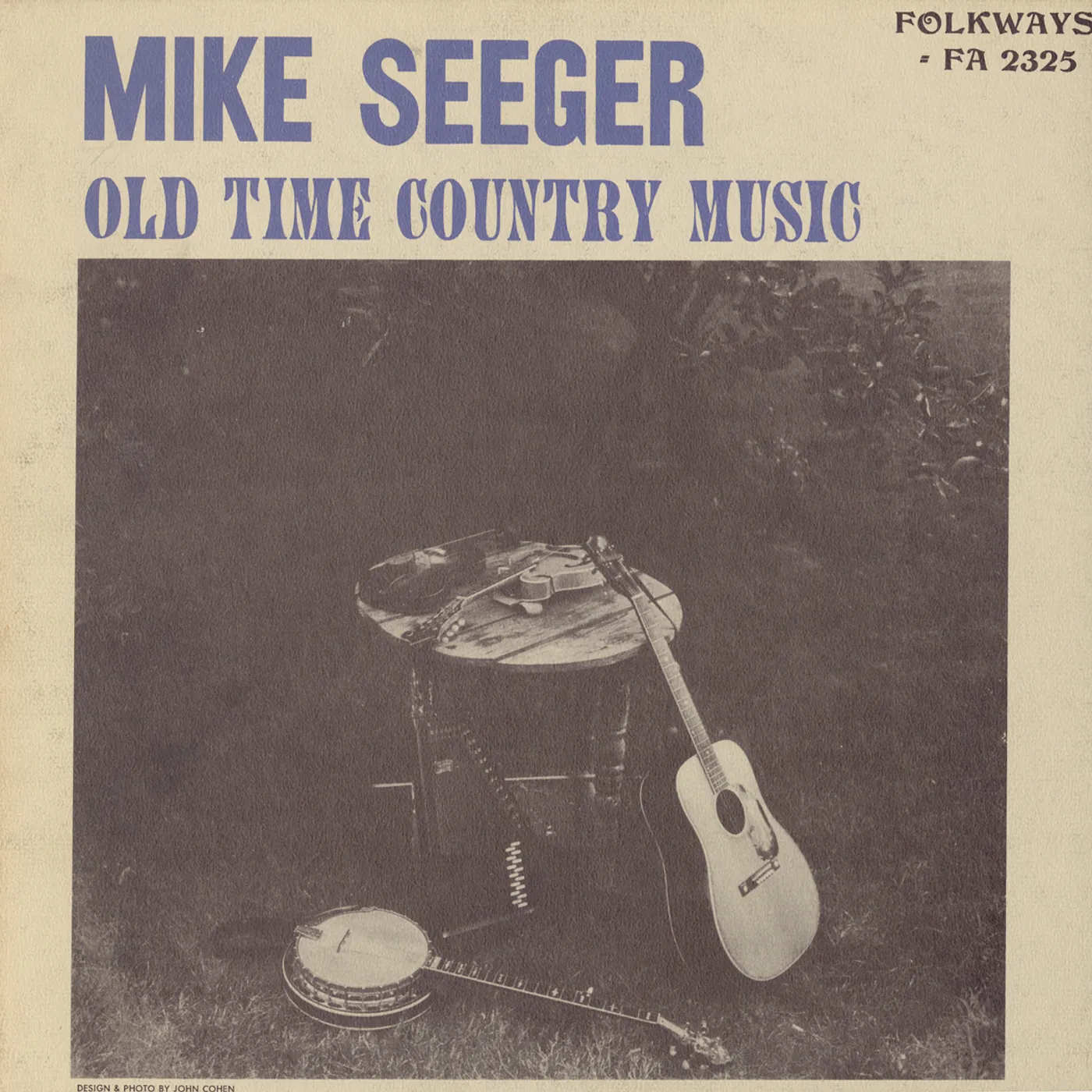 Mike Seeger OLD TIME COUNTRY MUSIC CD