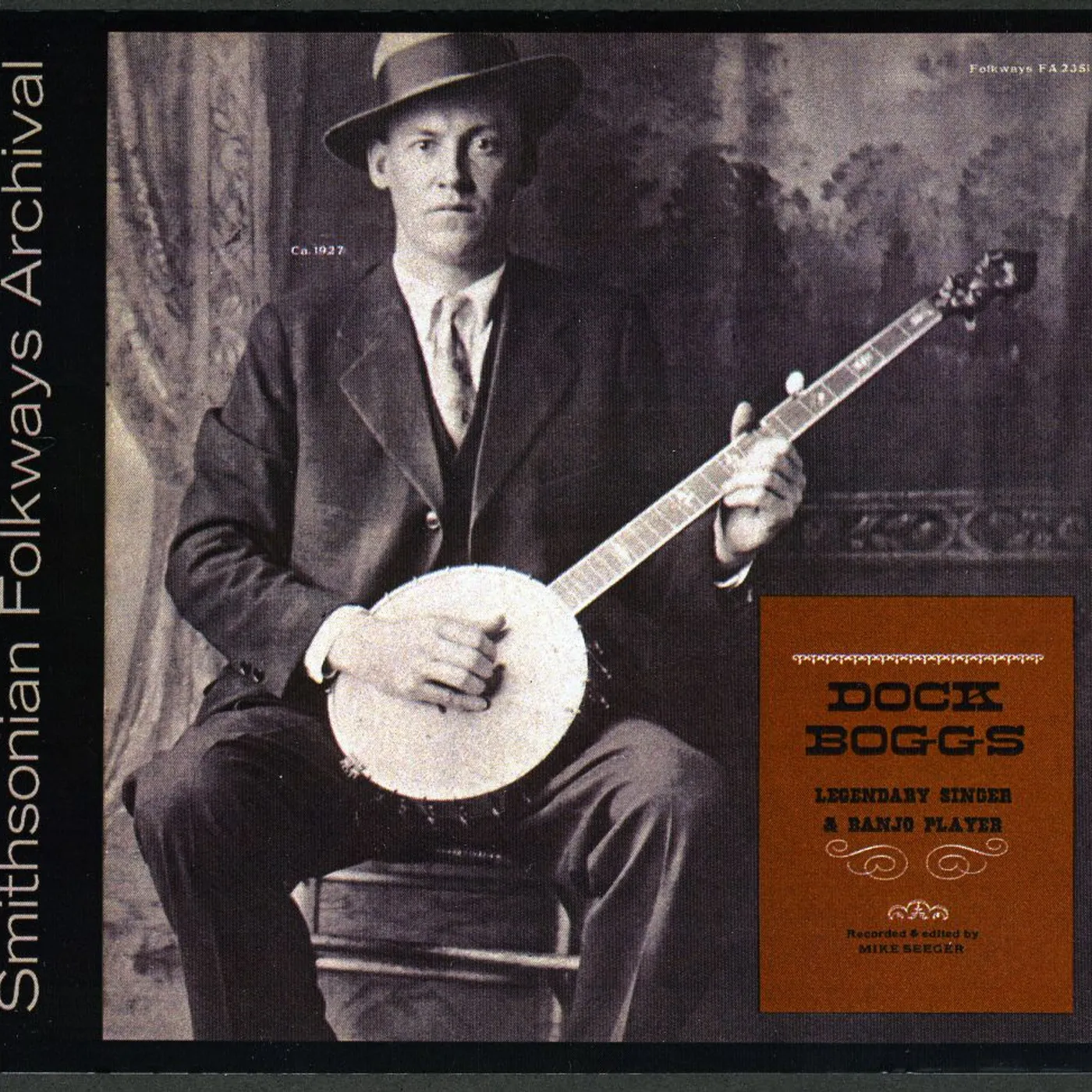 DOCK BOGGS: LEGENDARY SINGER AND BANJO PLAYER CD