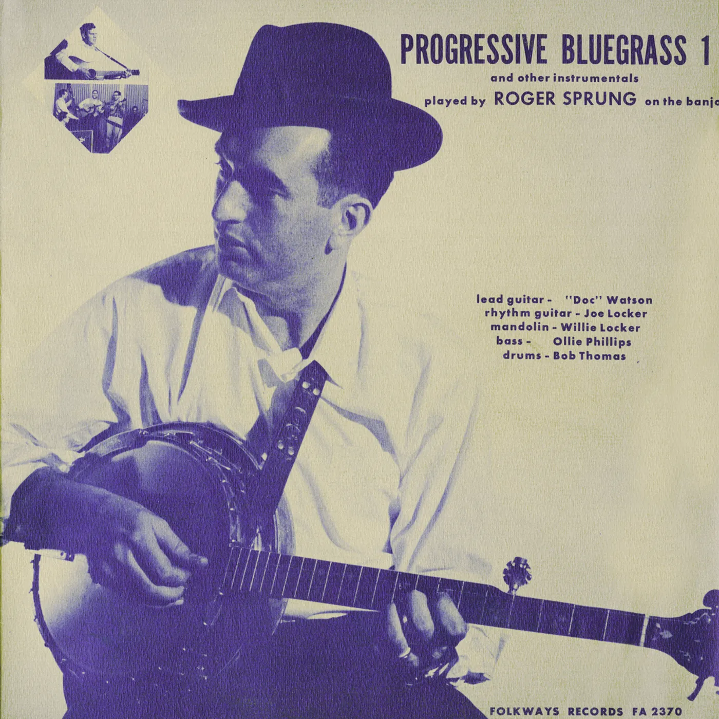 Roger Sprung PROGRESSIVE BLUEGRASS AND OTHER INSTRUMENTALS - VO CD