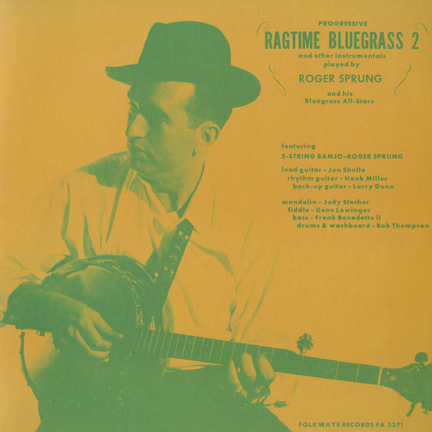 Roger Sprung PROGRESSIVE RAGTIME BLUEGRASS - VOL. 2 CD
