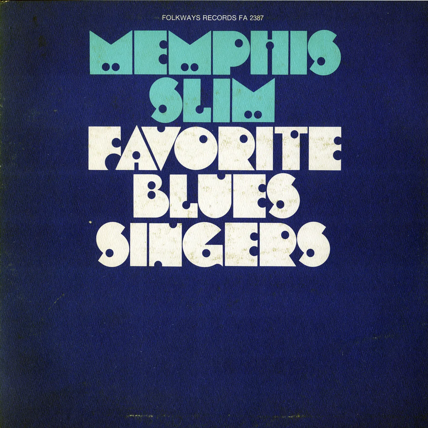 Slim Memphis MEMPHIS SLIM - FAVORITE BLUES SINGERS CD