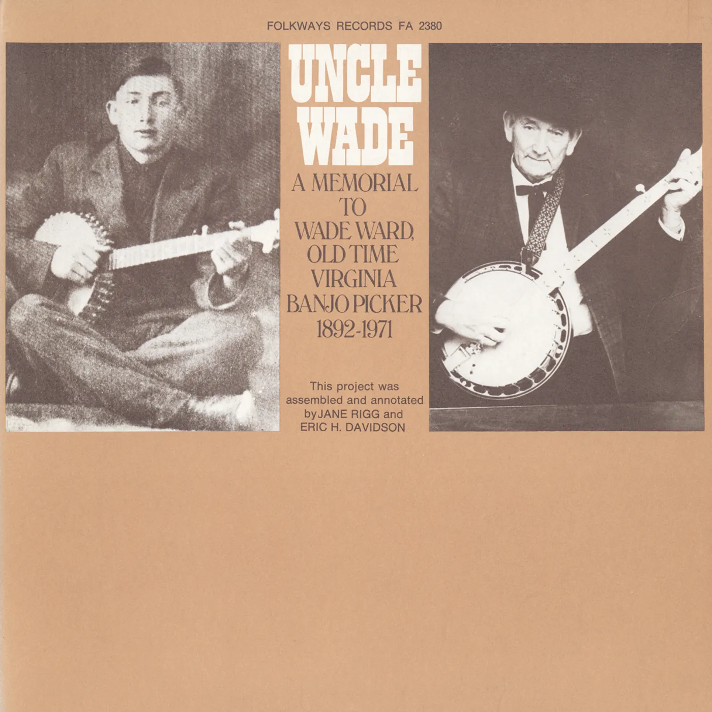 UNCLE WADE - A MEMORIAL TO WADE WARD CD