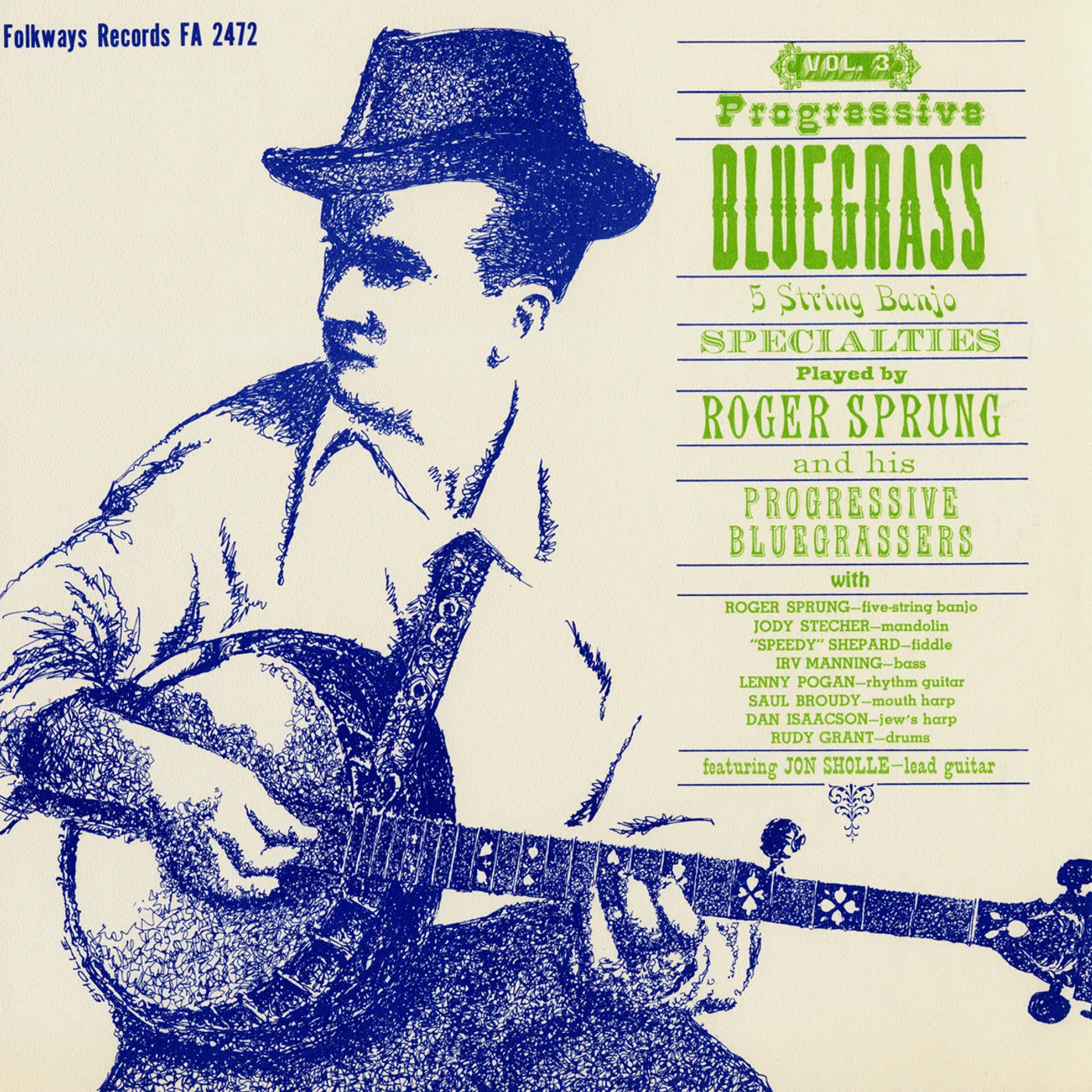 Roger Sprung PROGRESSIVE BLUEGRASS VOL. 3 CD