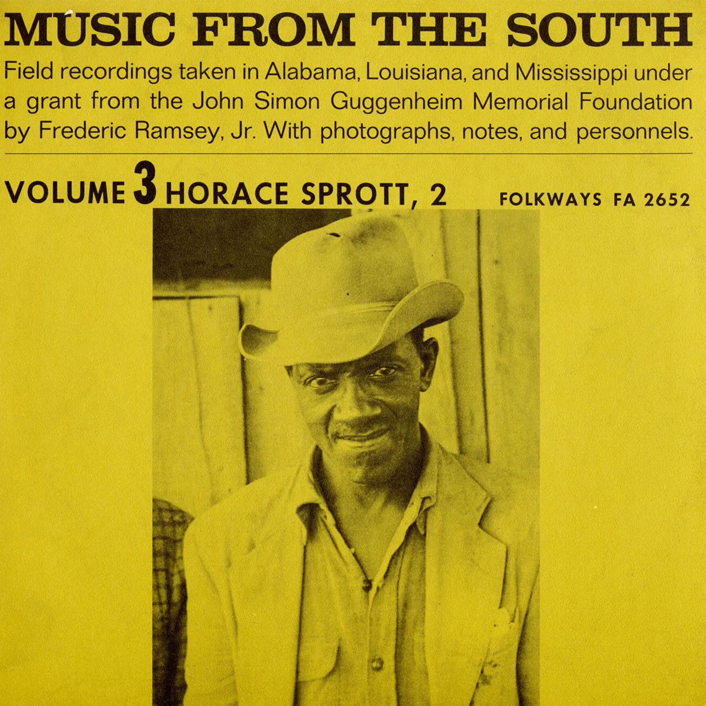 MUSIC FROM THE SOUTH VOL. 3: HORACE SPROTT 2 CD