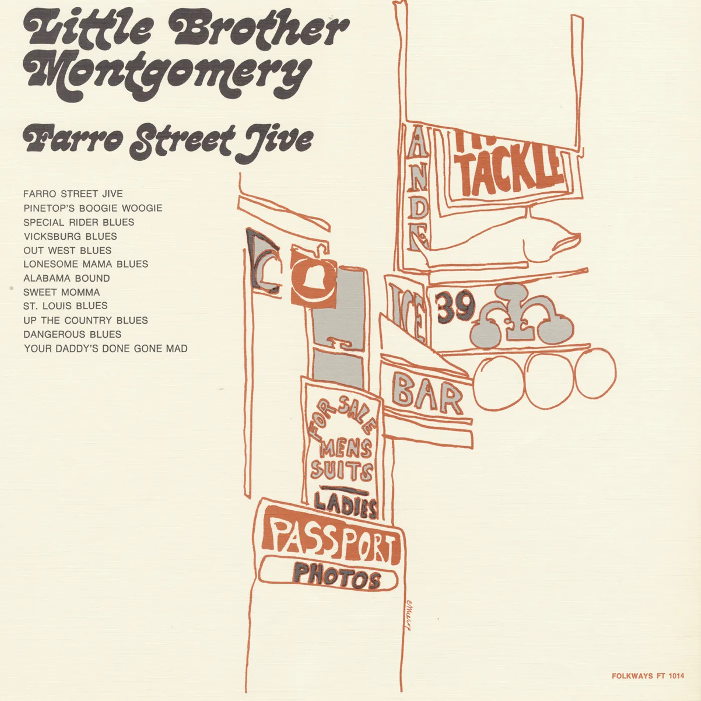 Little Brother Montgomery FARRO STREET JIVE CD