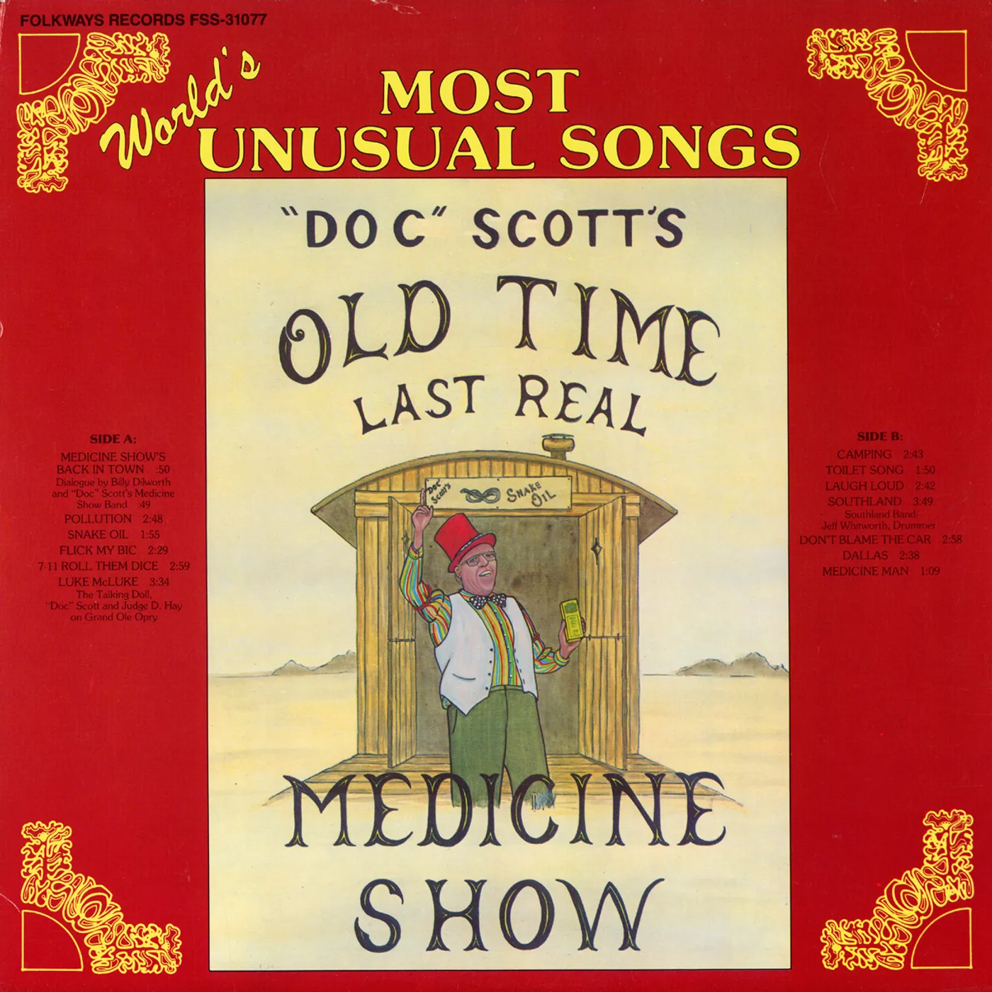 DOC TOMMY SCOTT'S LAST REAL MEDICINE SHOW CD
