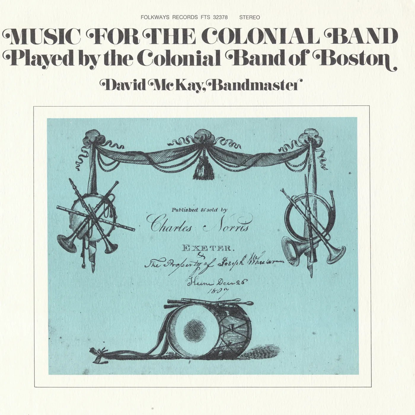 The Colonial Band of Boston MUSIC FOR THE COLONIAL BAND CD