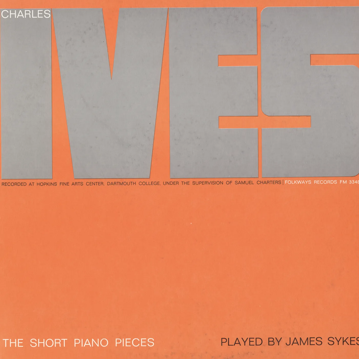 James Sykes CHARLES IVES: THE SHORT PIANO PIECES CD