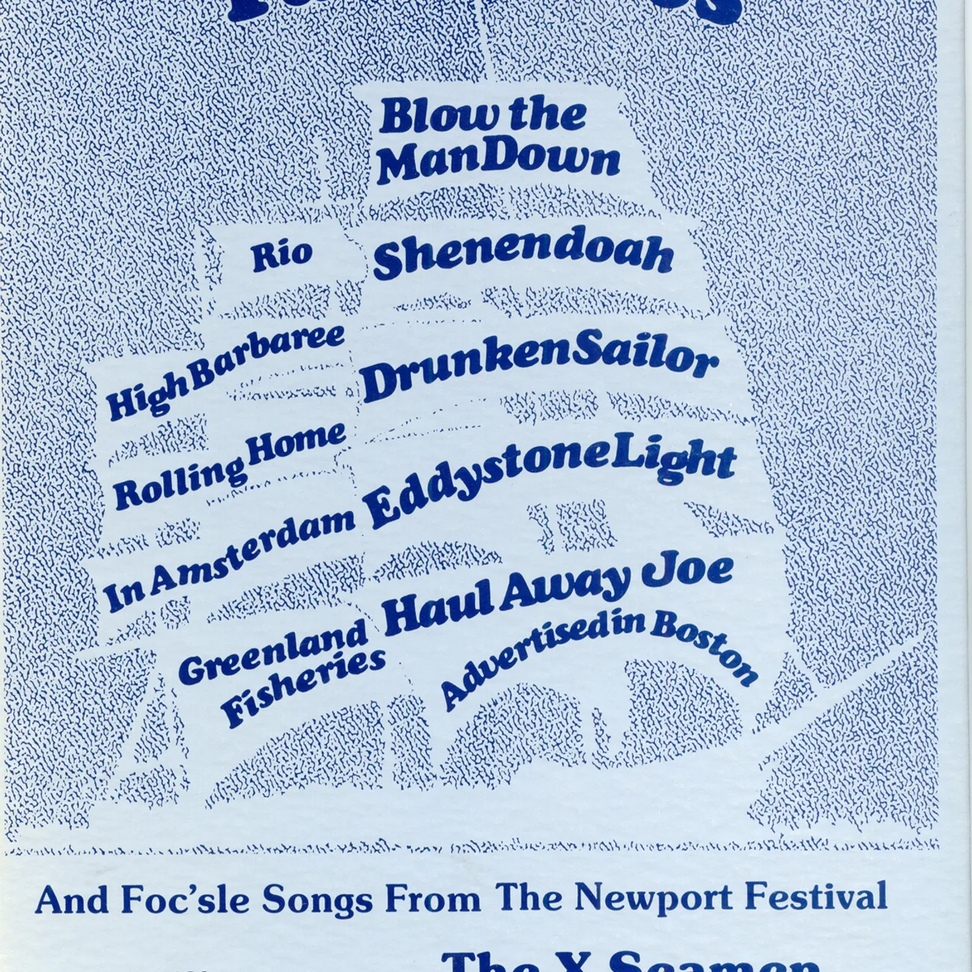 The X-Seamen's Institute FAVORITE SEA SONGS - SONGS FROM THE AGE OF SAIL CD