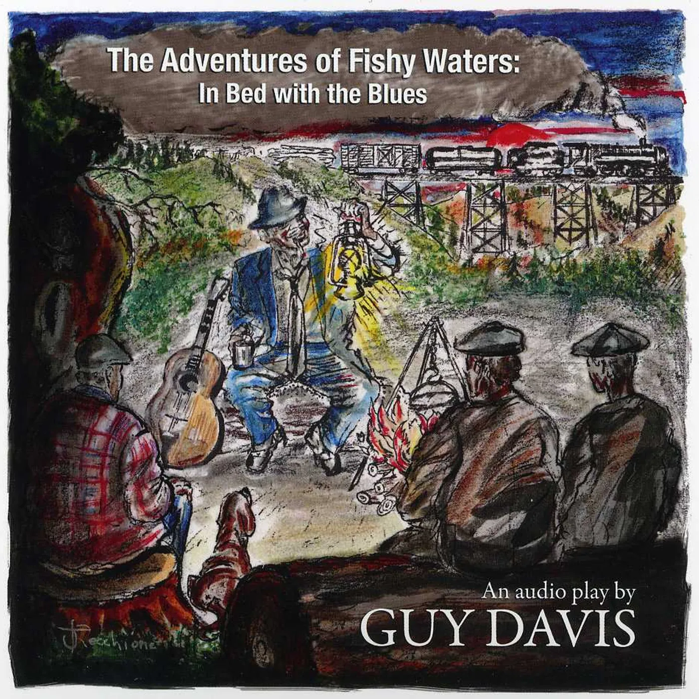 Guy Davis ADVENTURES OF FISHY WATERS: IN BED WITH THE BLUES CD