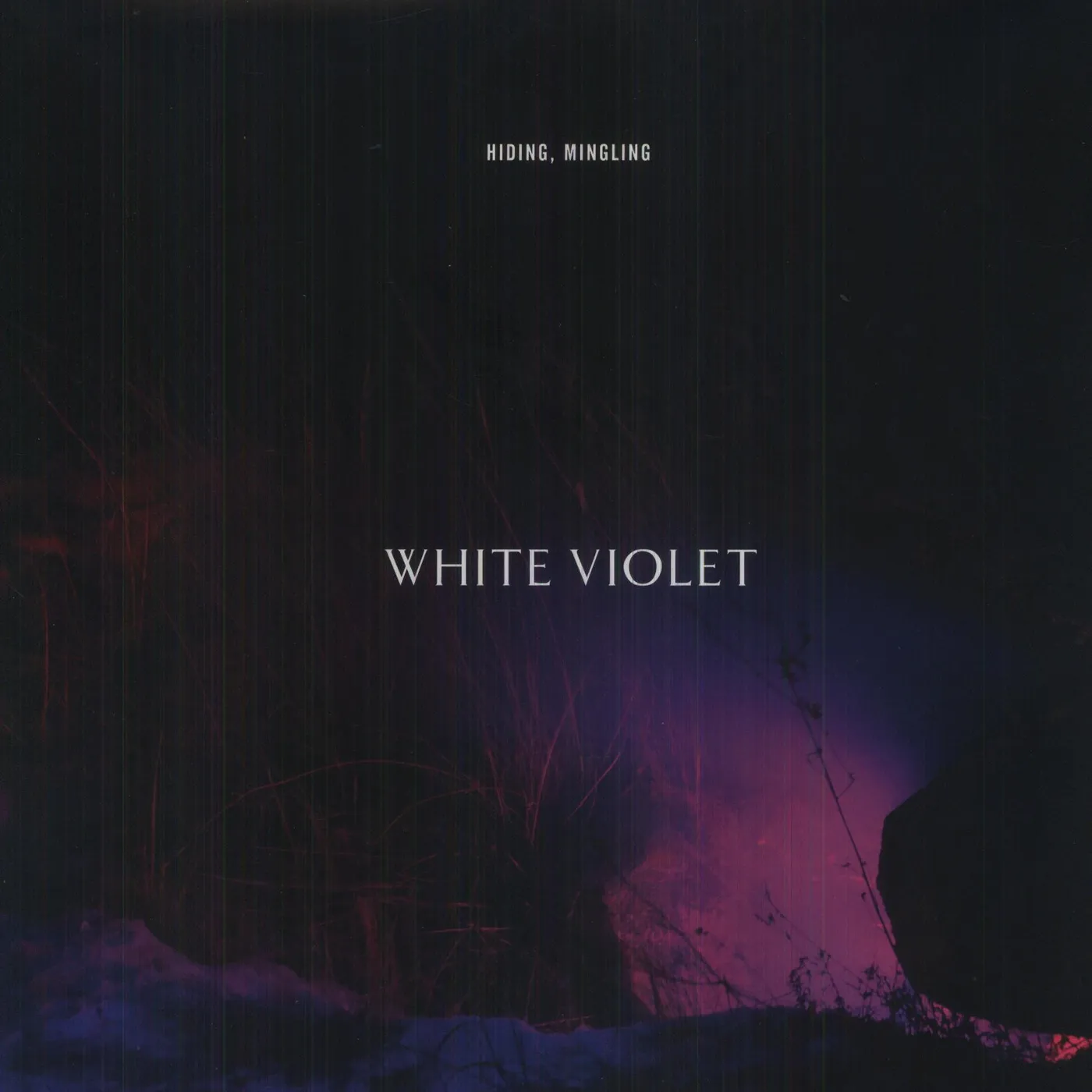 White Violet HIDING MINGLING Vinyl Record