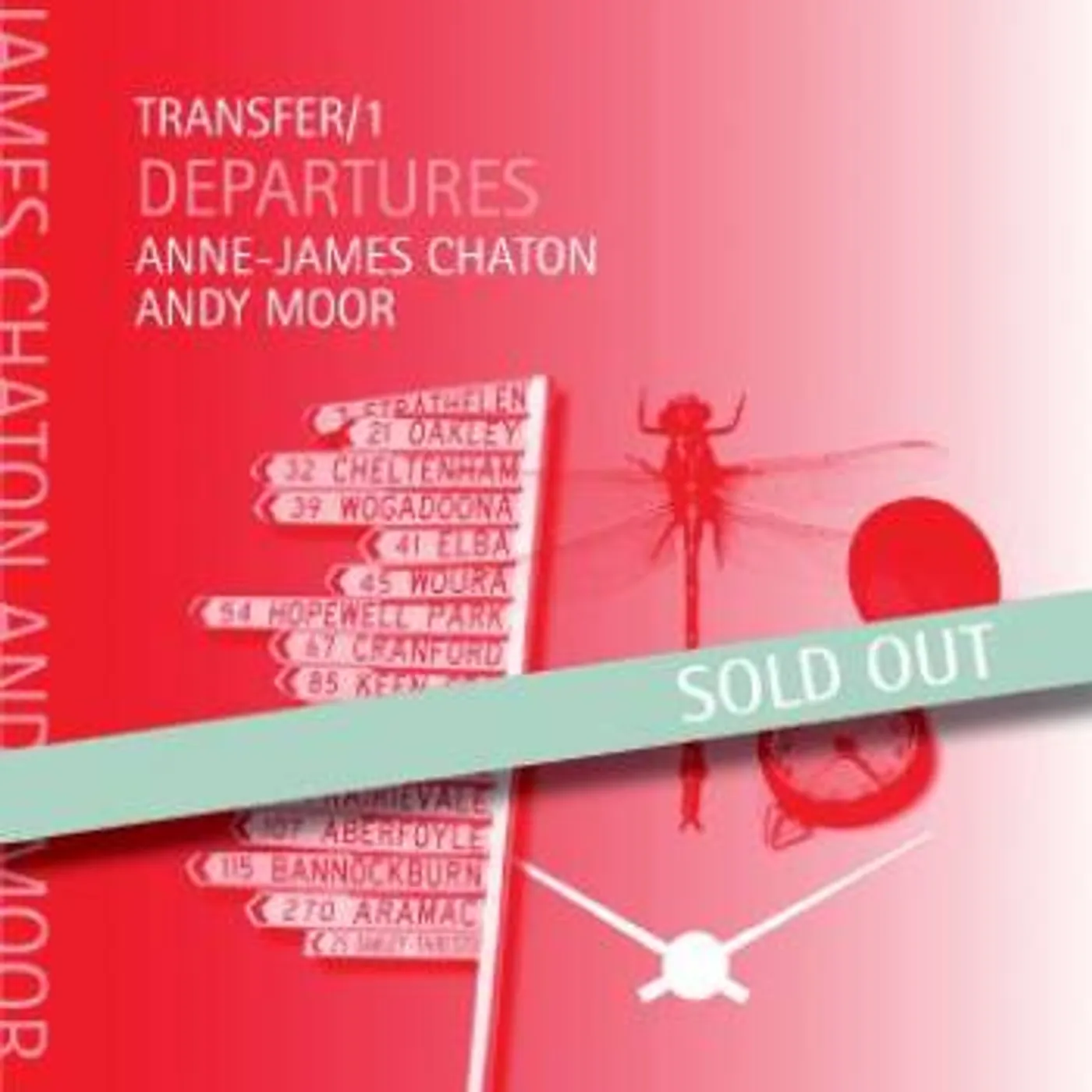 Anne James Chaton & Andy Moor TRANSFER 1 DEPARTURES Vinyl Record