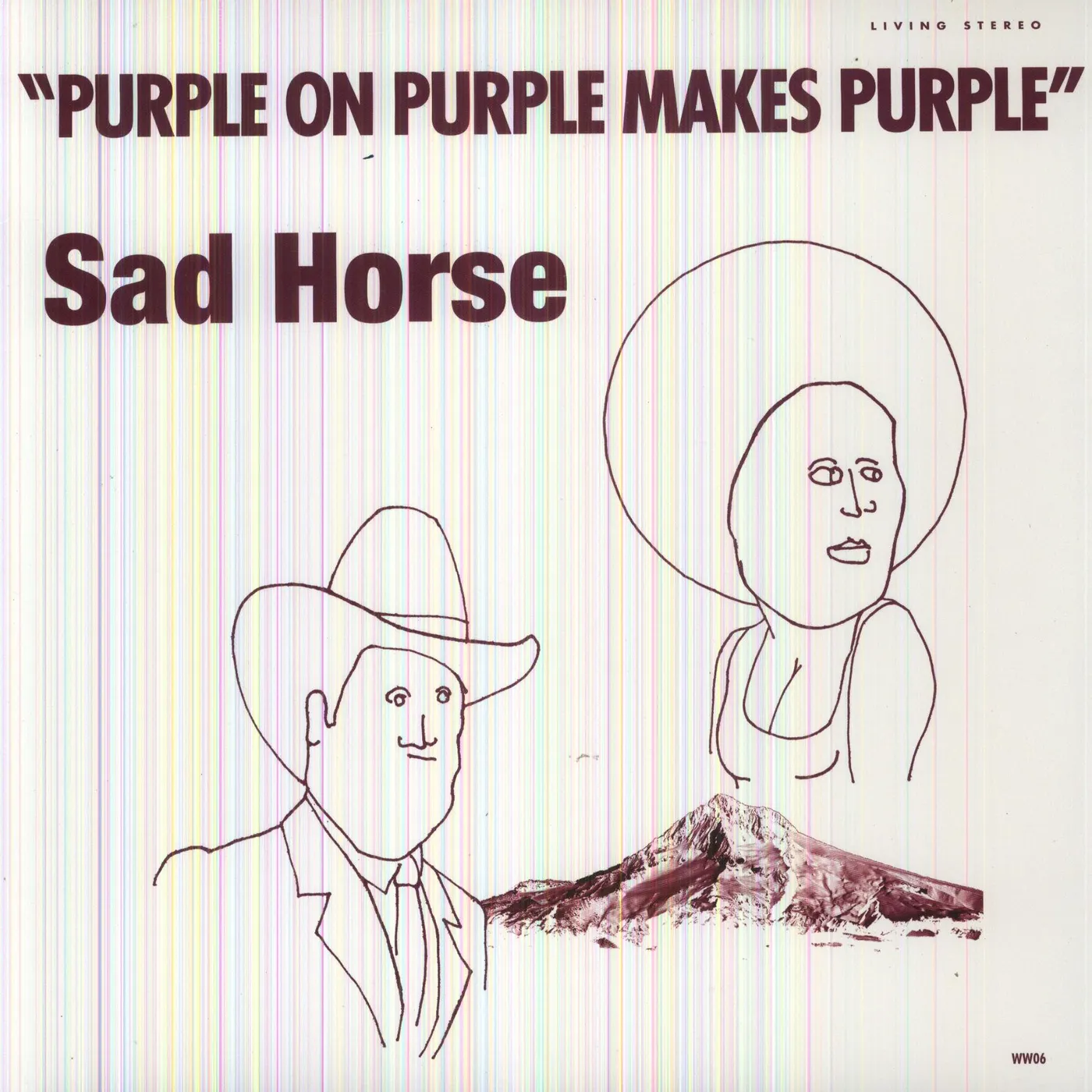 Sad Horse Purple On Purple Makes Purple Vinyl Record