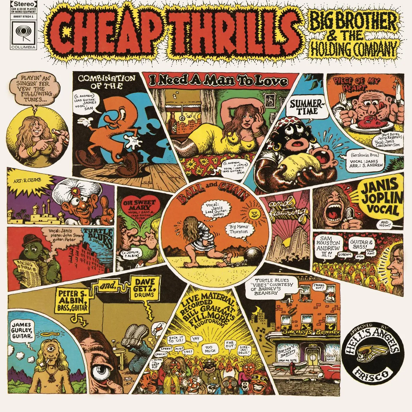 Big Brother & The Holding Company Cheap Thrills Vinyl Record