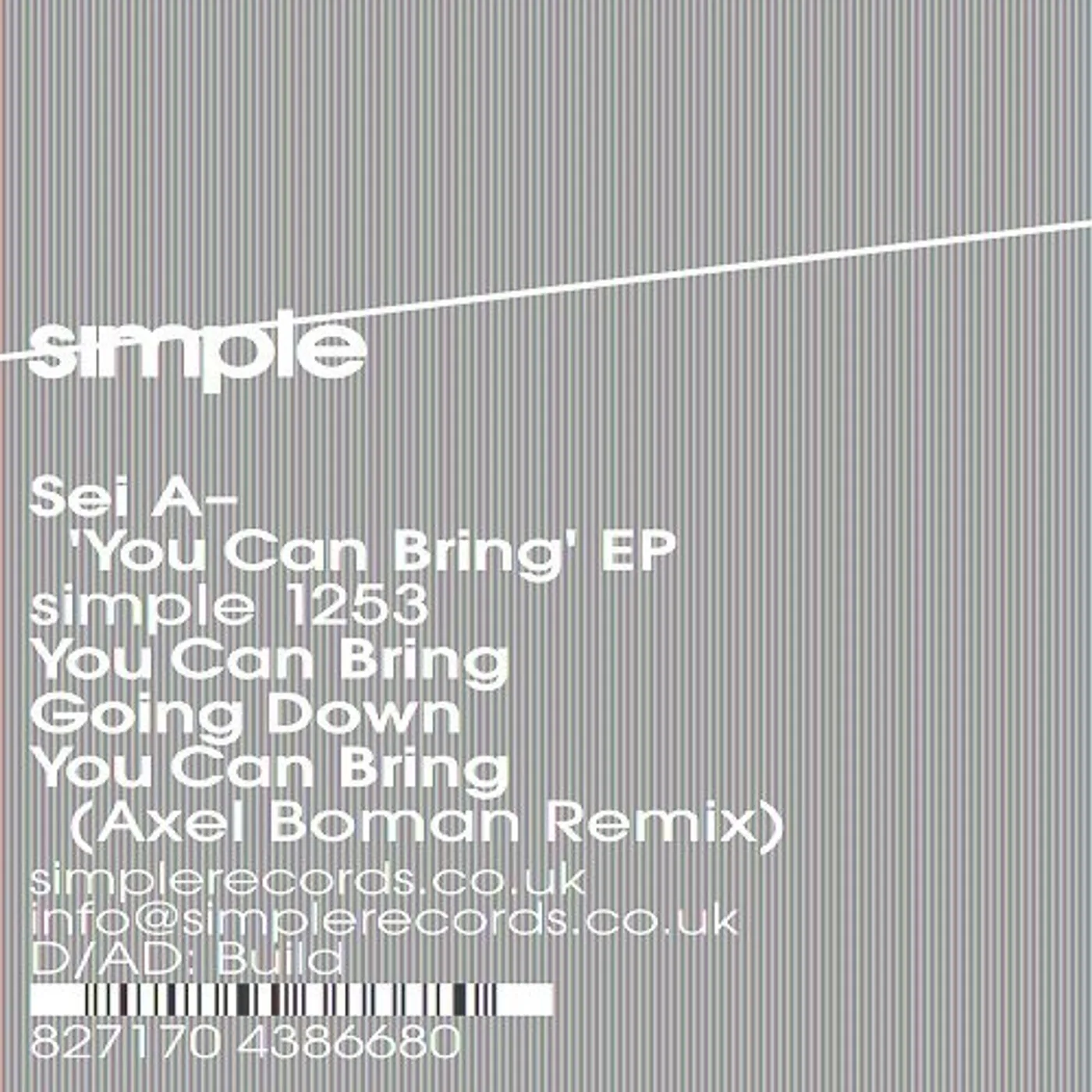Sei A You Can Bring Vinyl Record