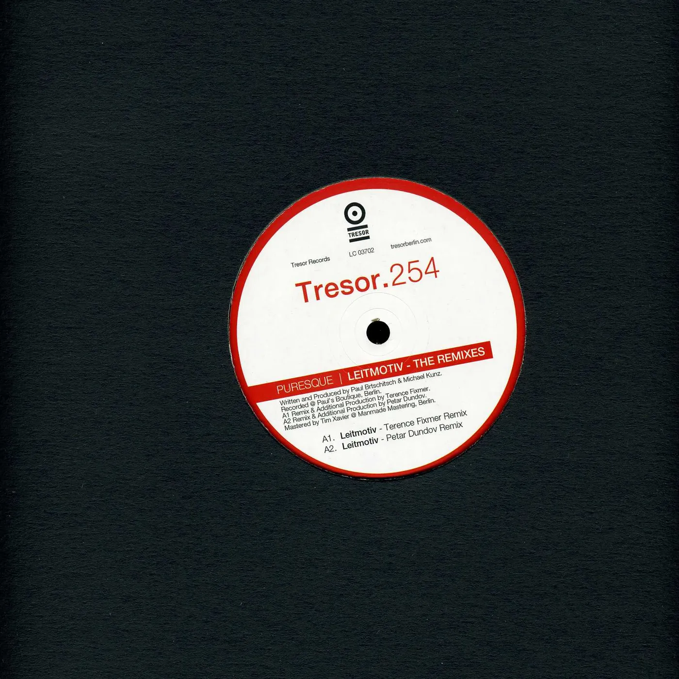 Puresque Leitmotiv - The Remixes Vinyl Record