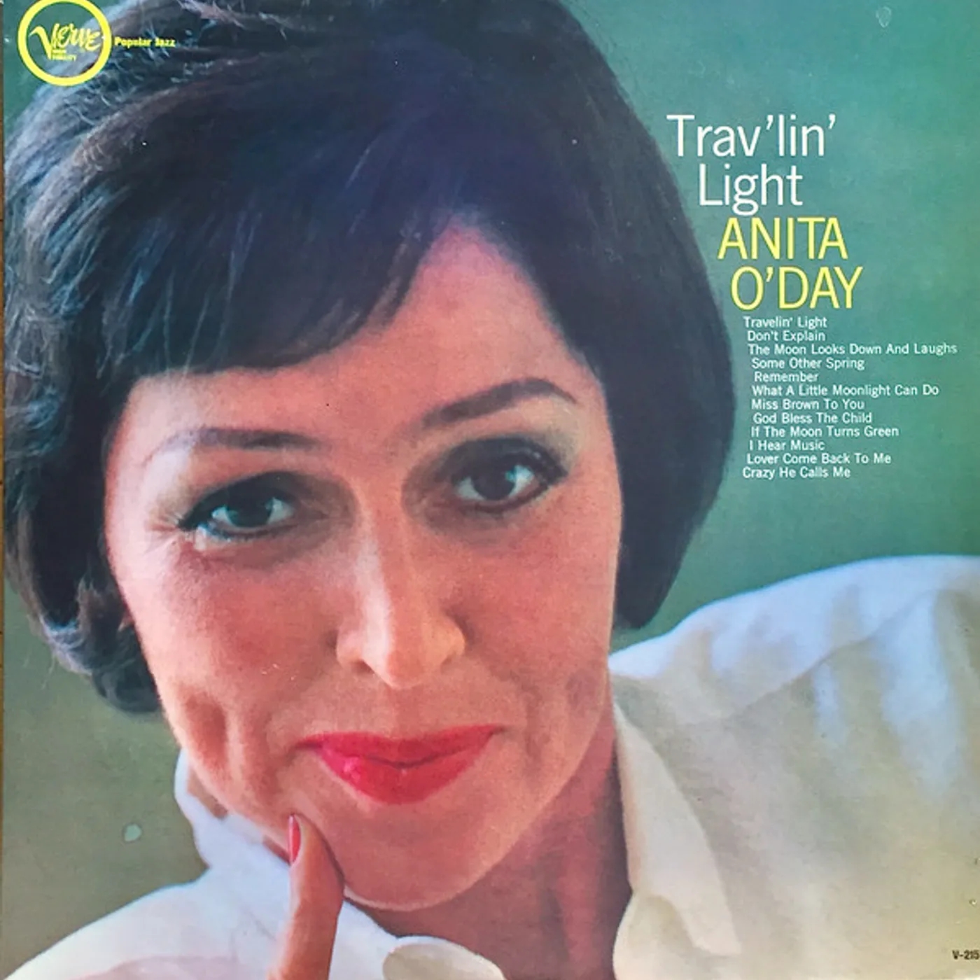 Anita O'Day TRAV'LIN LIGHT Vinyl Record