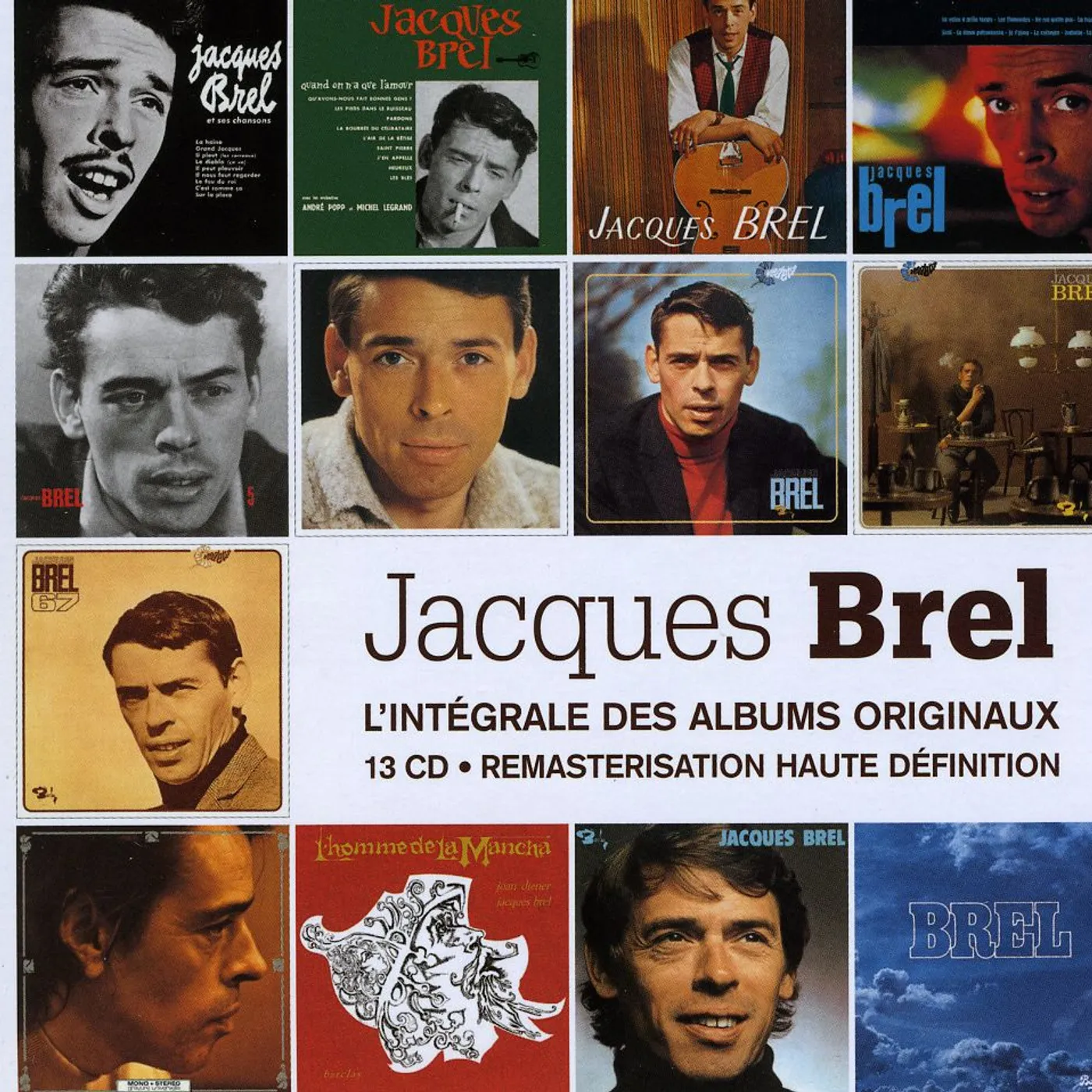 Jacques Brel L'INTEGRALE DES ALBUMS STUDIO CD