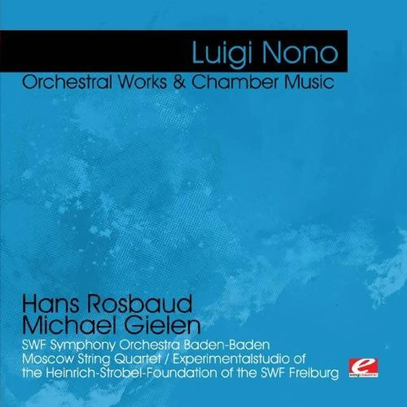 Luigi Nono NONO: ORCHESTRAL WORKS & CHAMBER MUSIC CD