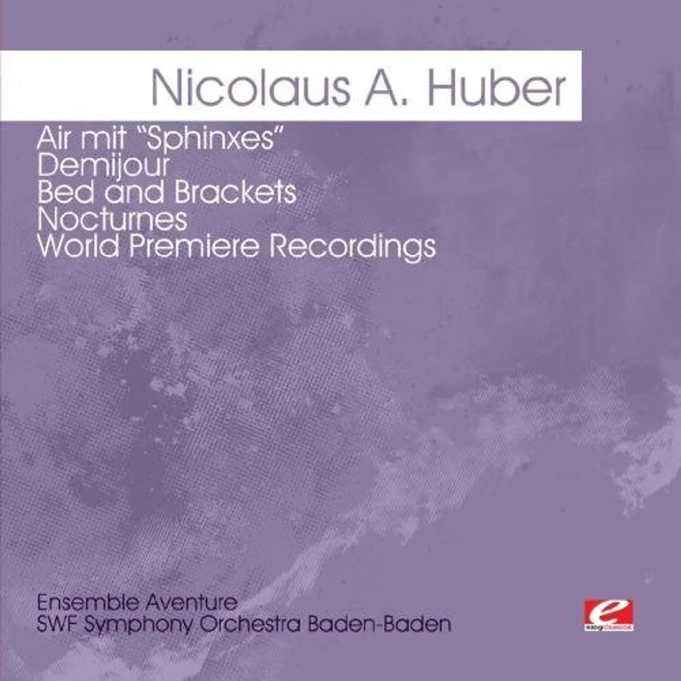 Nicolaus A. Huber HUBER: AIR MIT SPHINXE DEMIJOUR - BED & BRACKETS CD