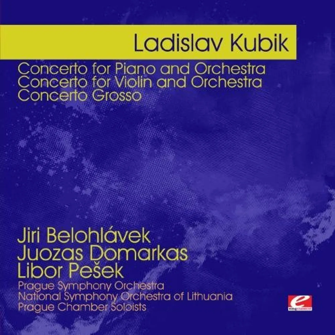 Ladislav Kubik KUBIK: CONCERTO FOR PIANO AND ORCHESTRA CD