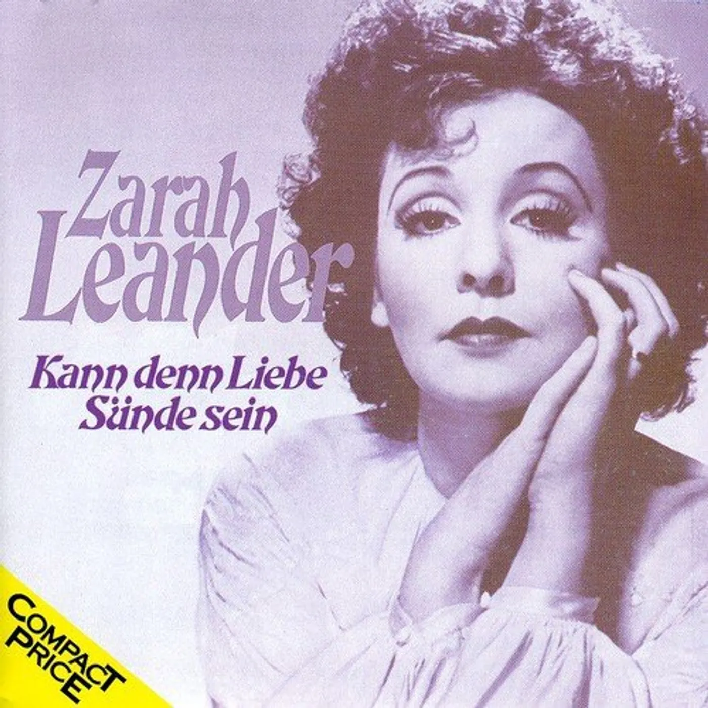 Zarah Leander KANN DENN LIEBE SUNDE SEIN CD