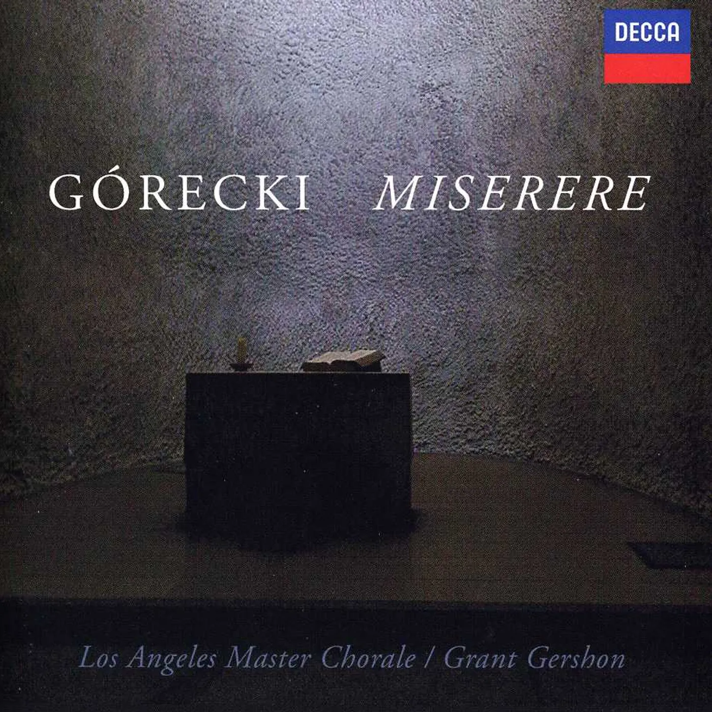 Los Angeles Master Chorale GORECKI: MISERERE CD