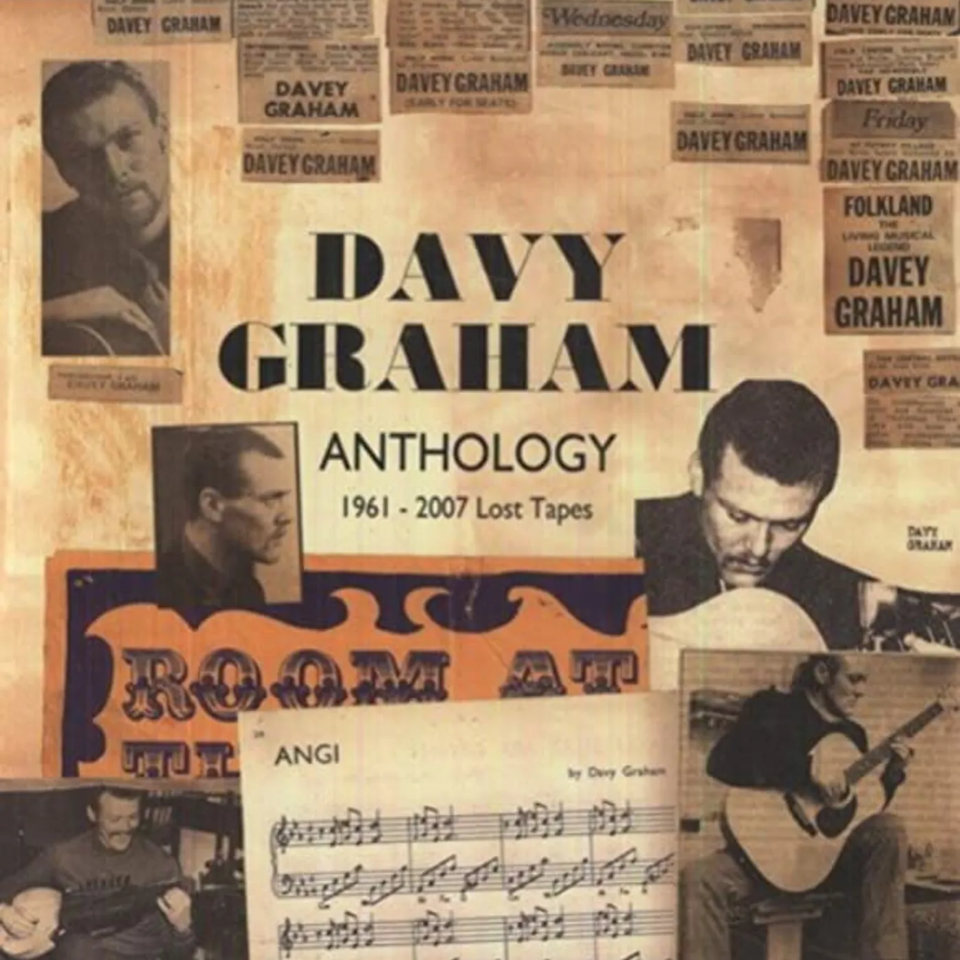 Davy Graham ANTHOLOGY: 1961 - 2007 LOST TAPES Vinyl Record - 180 Gram Pressing