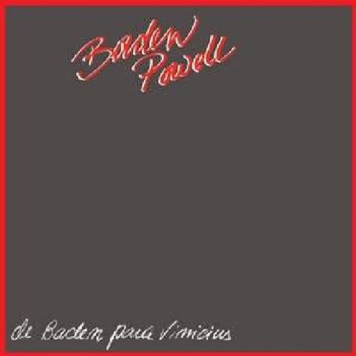 DE BADEN POWELL PARA VINICIUS DE MORAES CD