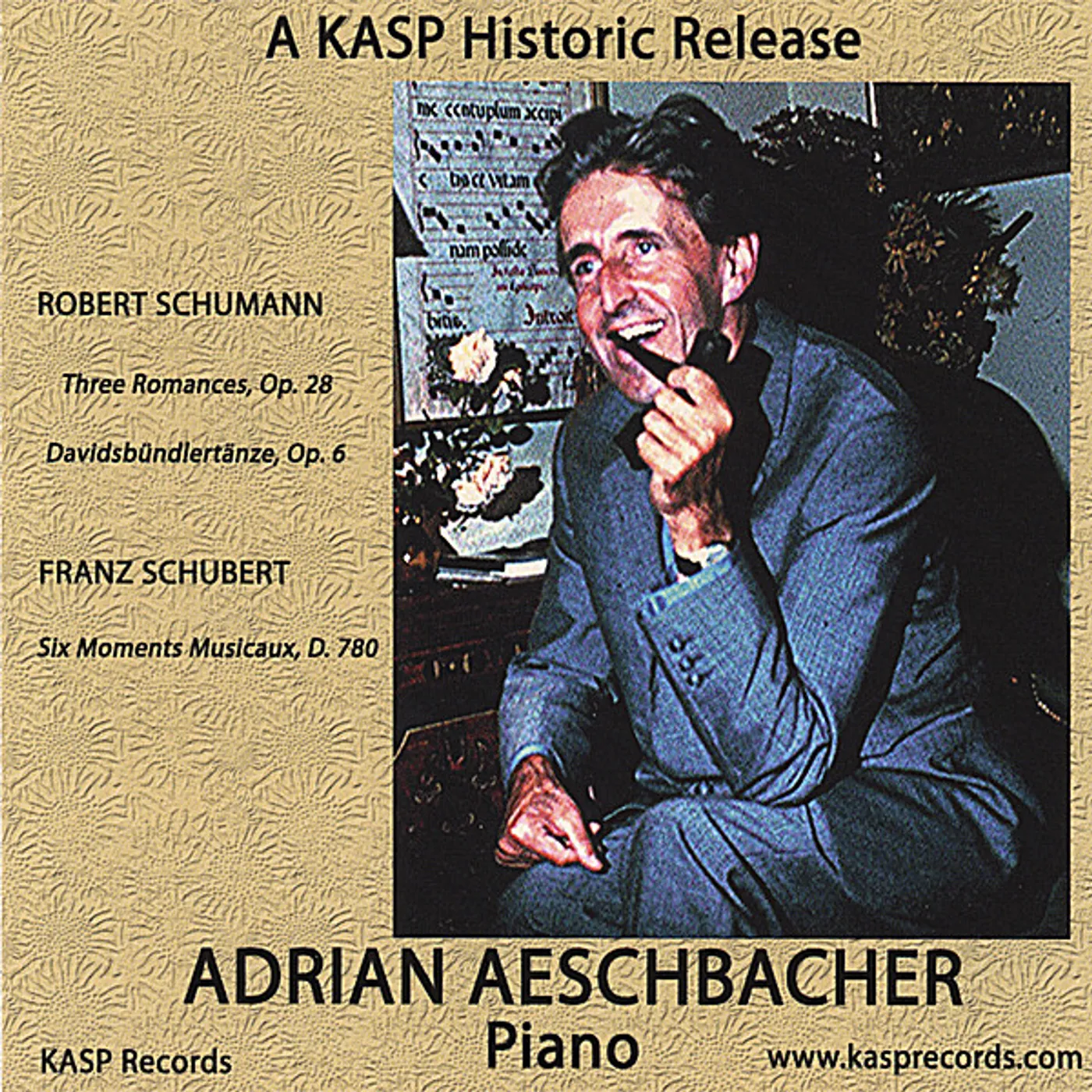 Adrian Aeschbacher PLAYS SCHUMANN & SCHUBERT CD