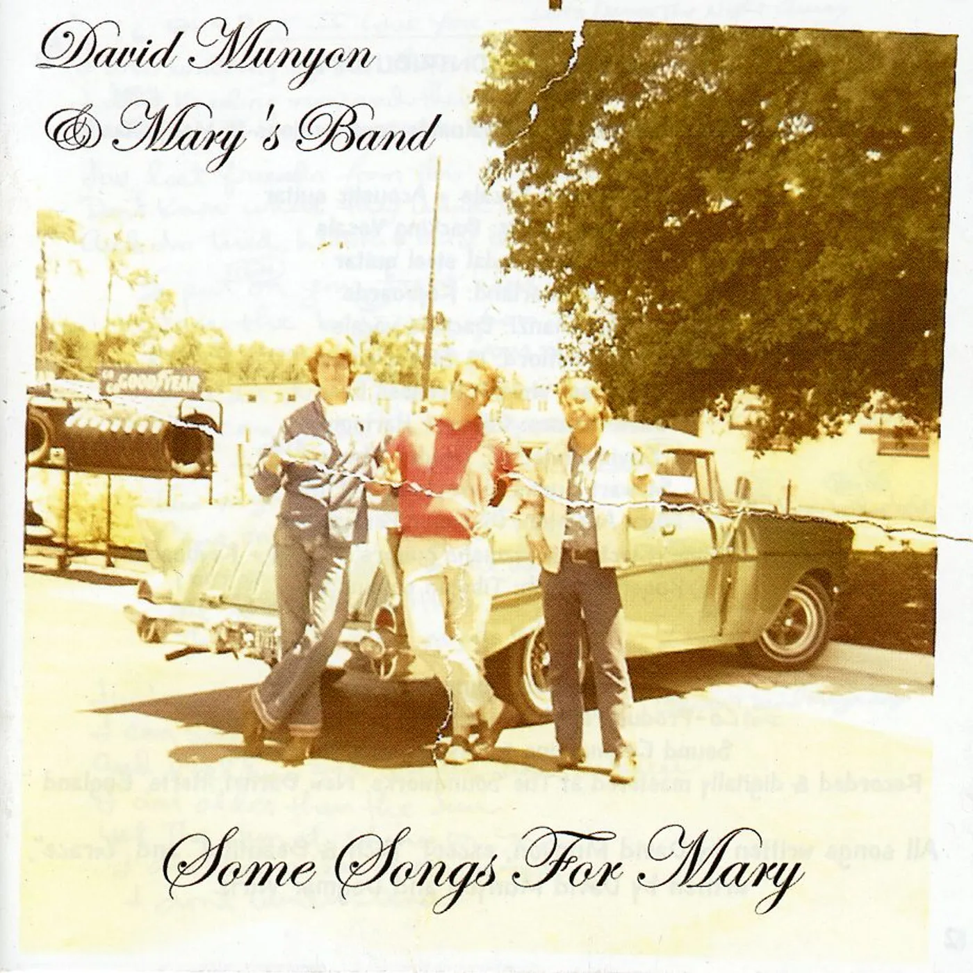 David Munyon SOME SONGS FOR MARY CD