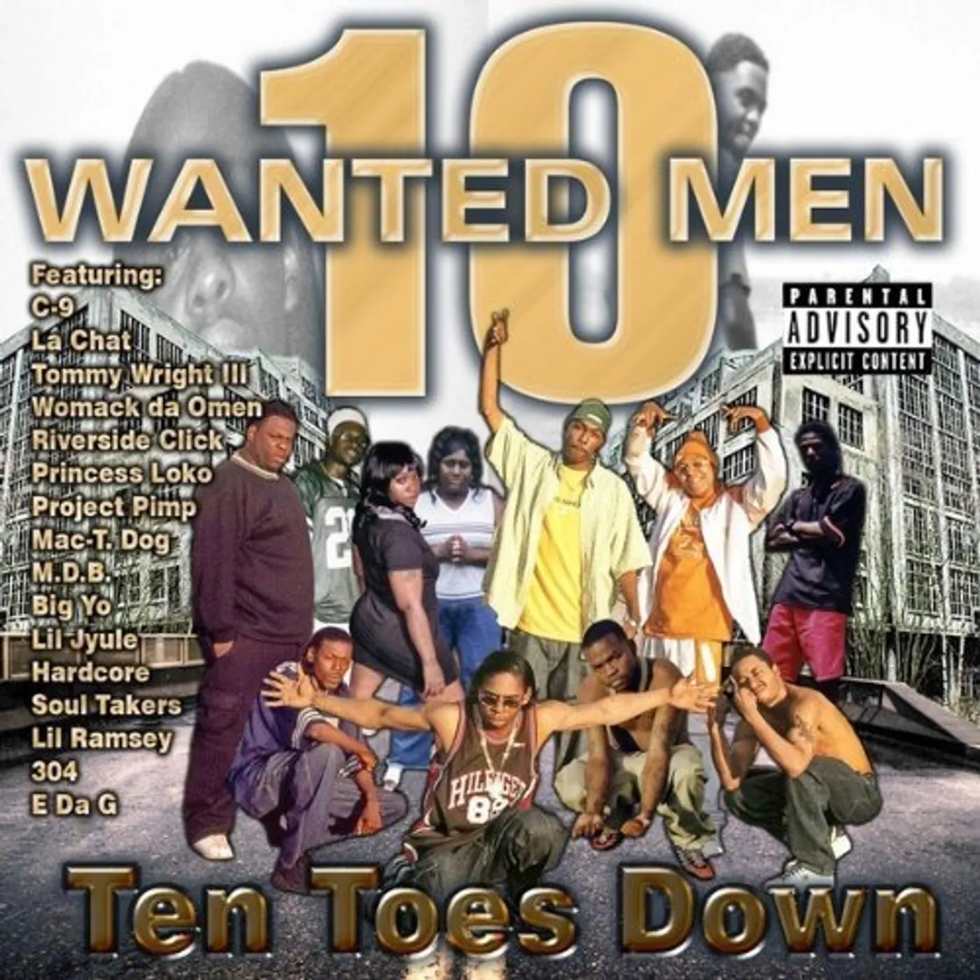10 Wanted Men TEN TOES DOWN CD