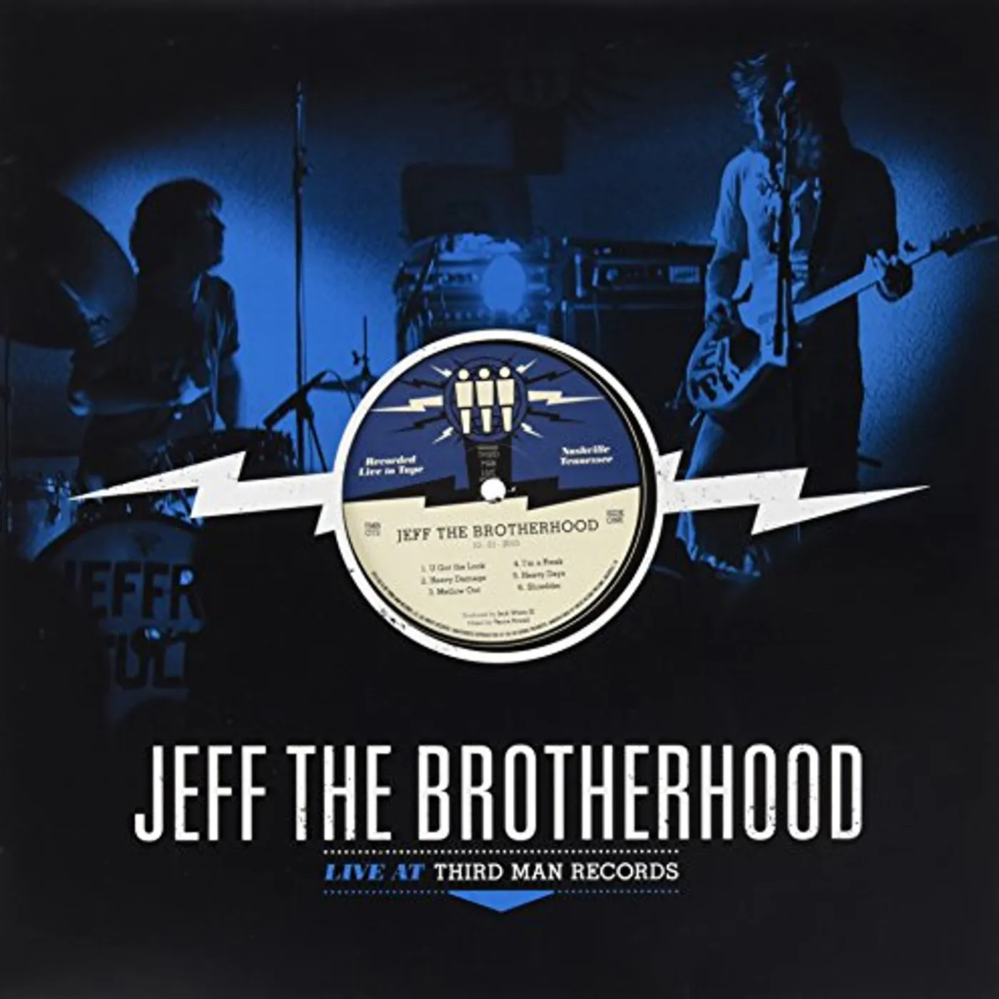 JEFF The Brotherhood THIRD MAN LIVE 10-01-2010 Vinyl Record