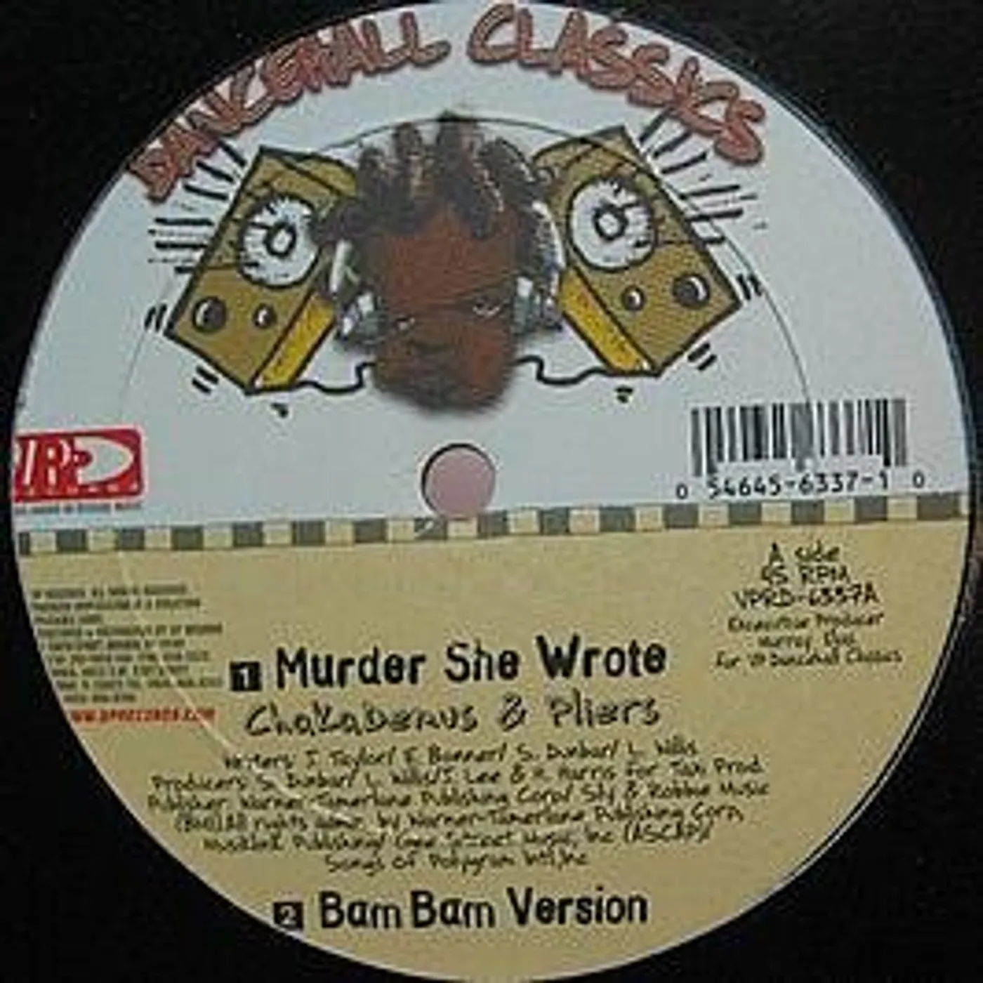 Sly & Robbie Murder She Wrote Vinyl Record