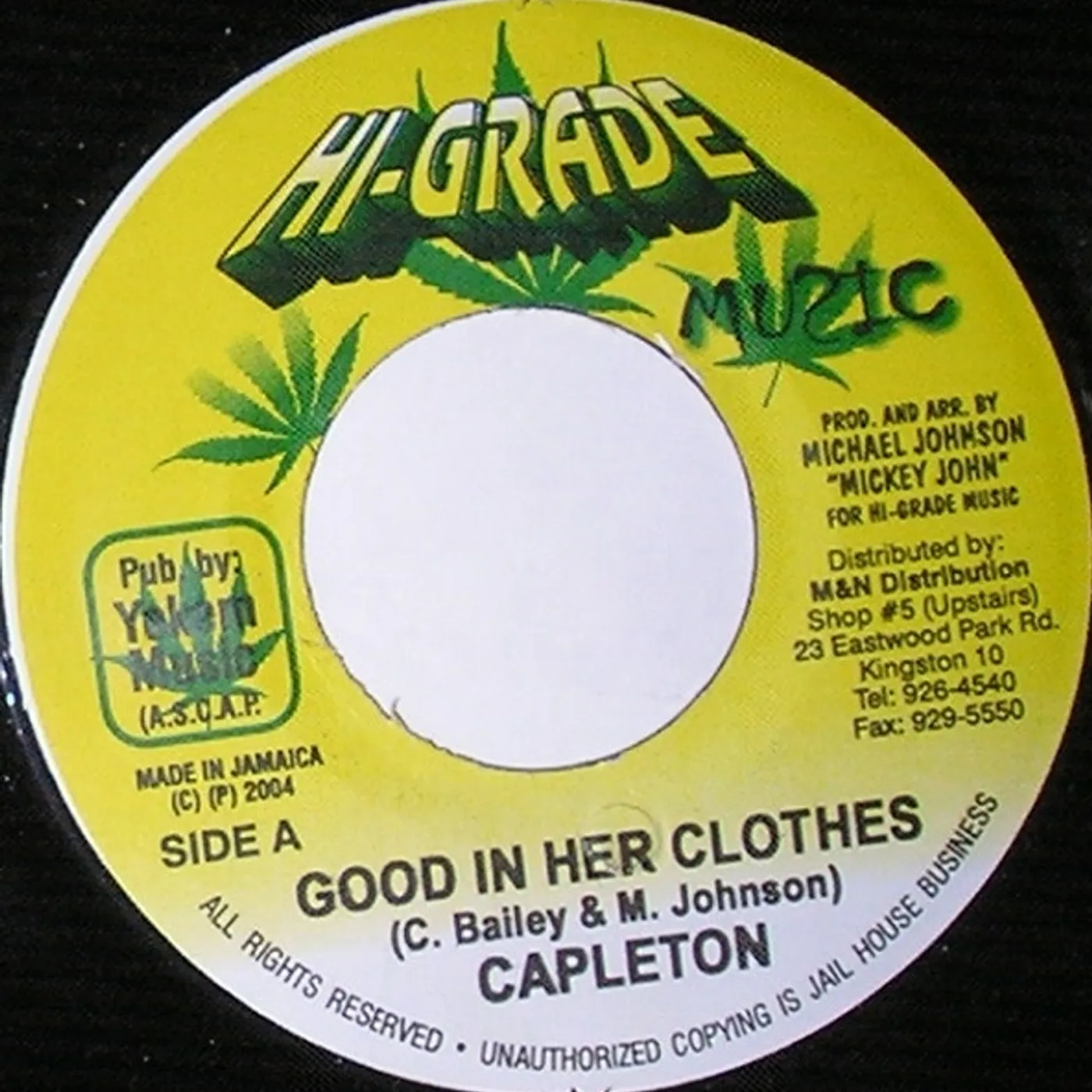 Capleton Good In Her Clothes Vinyl Record