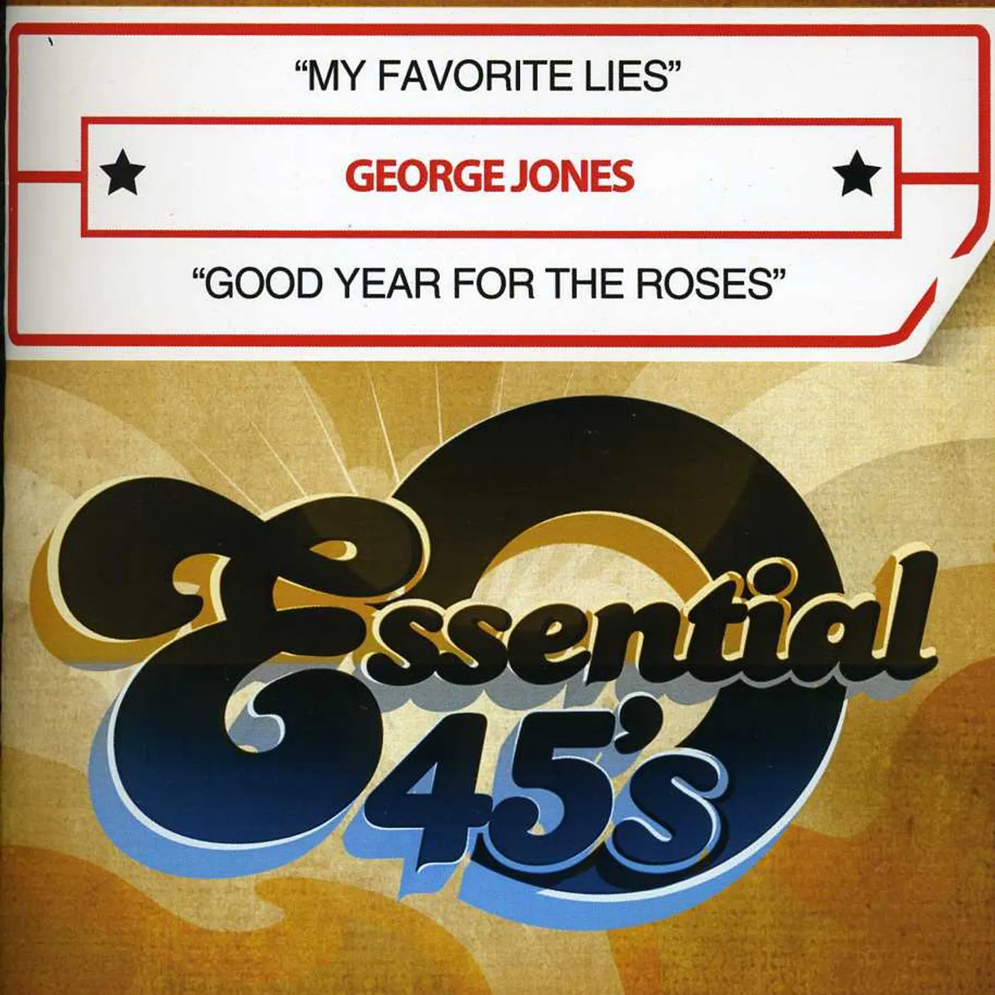 George Jones MY FAVORITE LIES / GOOD YEAR FOR THE ROSES CD