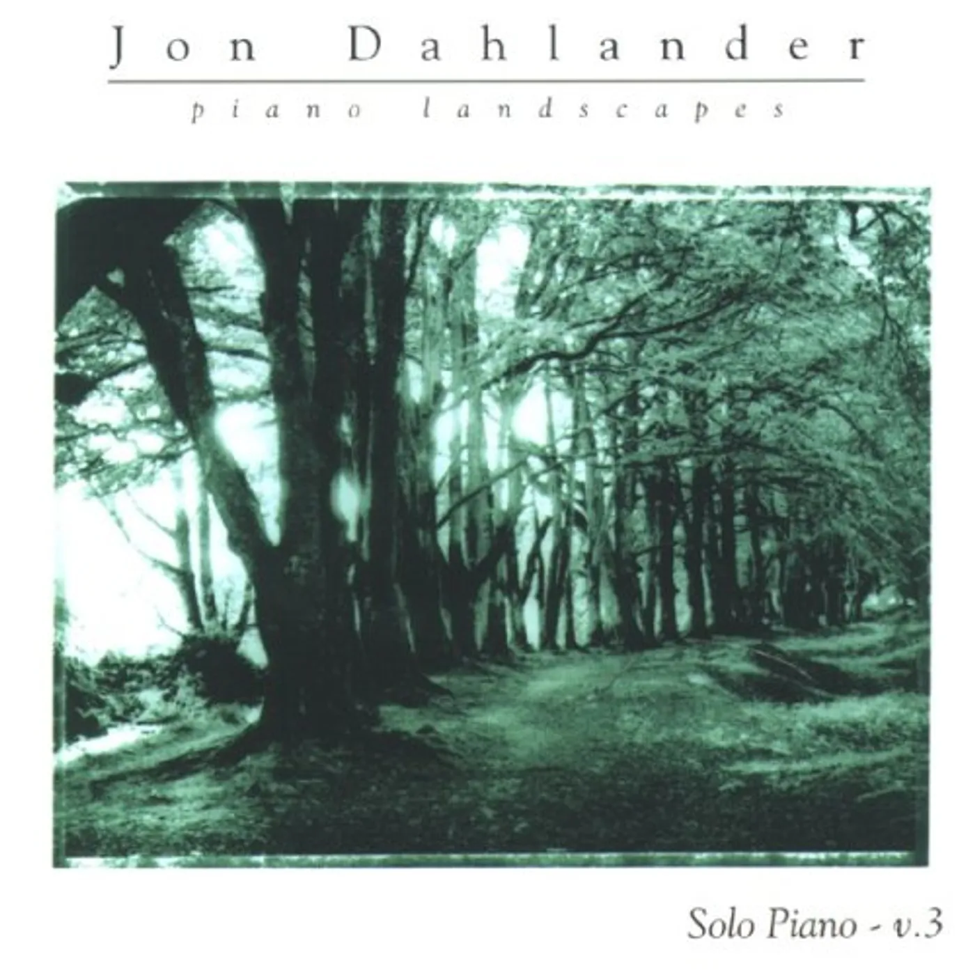 Jon Dahlander PIANO LANDSCAPES 3 CD