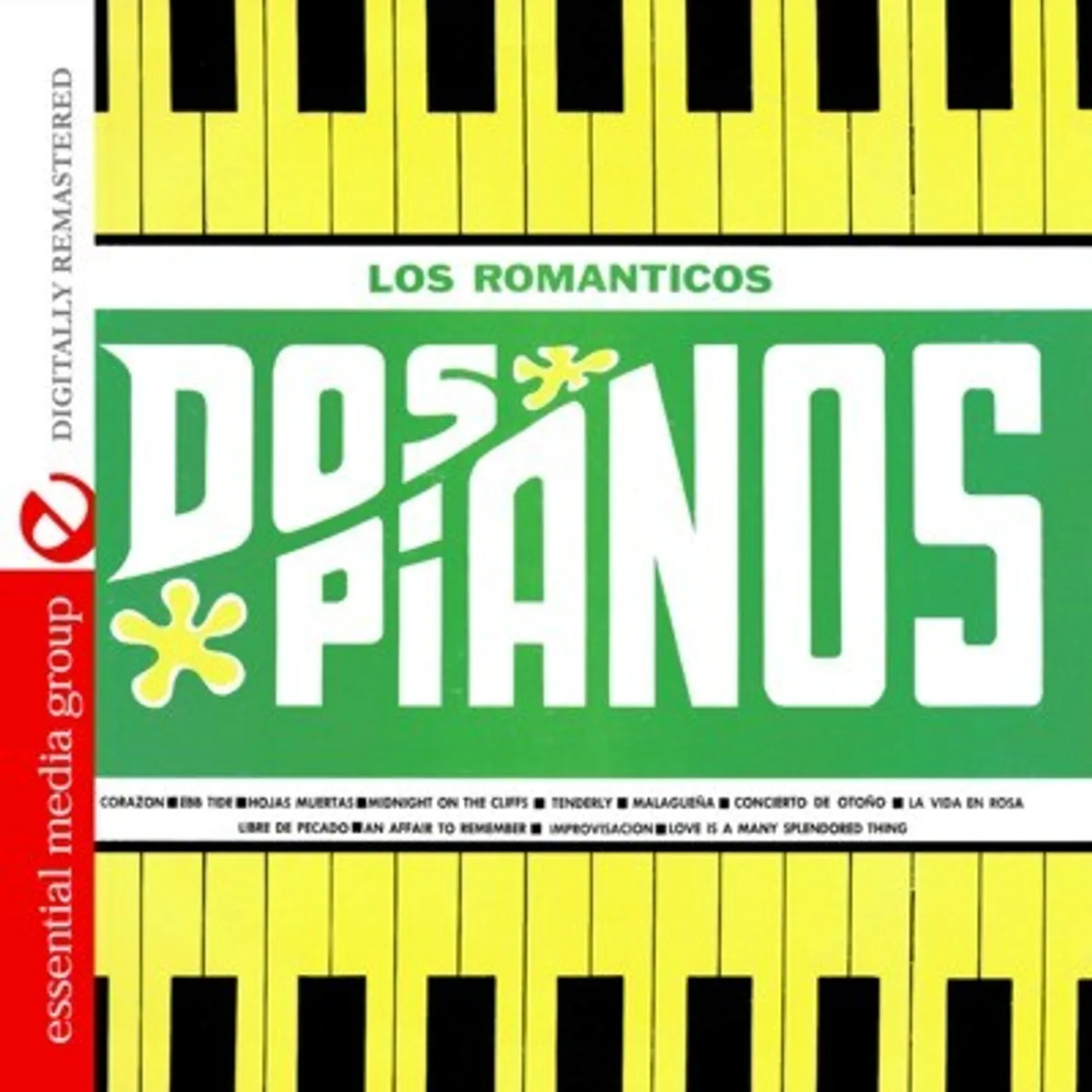 Los Romanticos DOS PIANOS CD