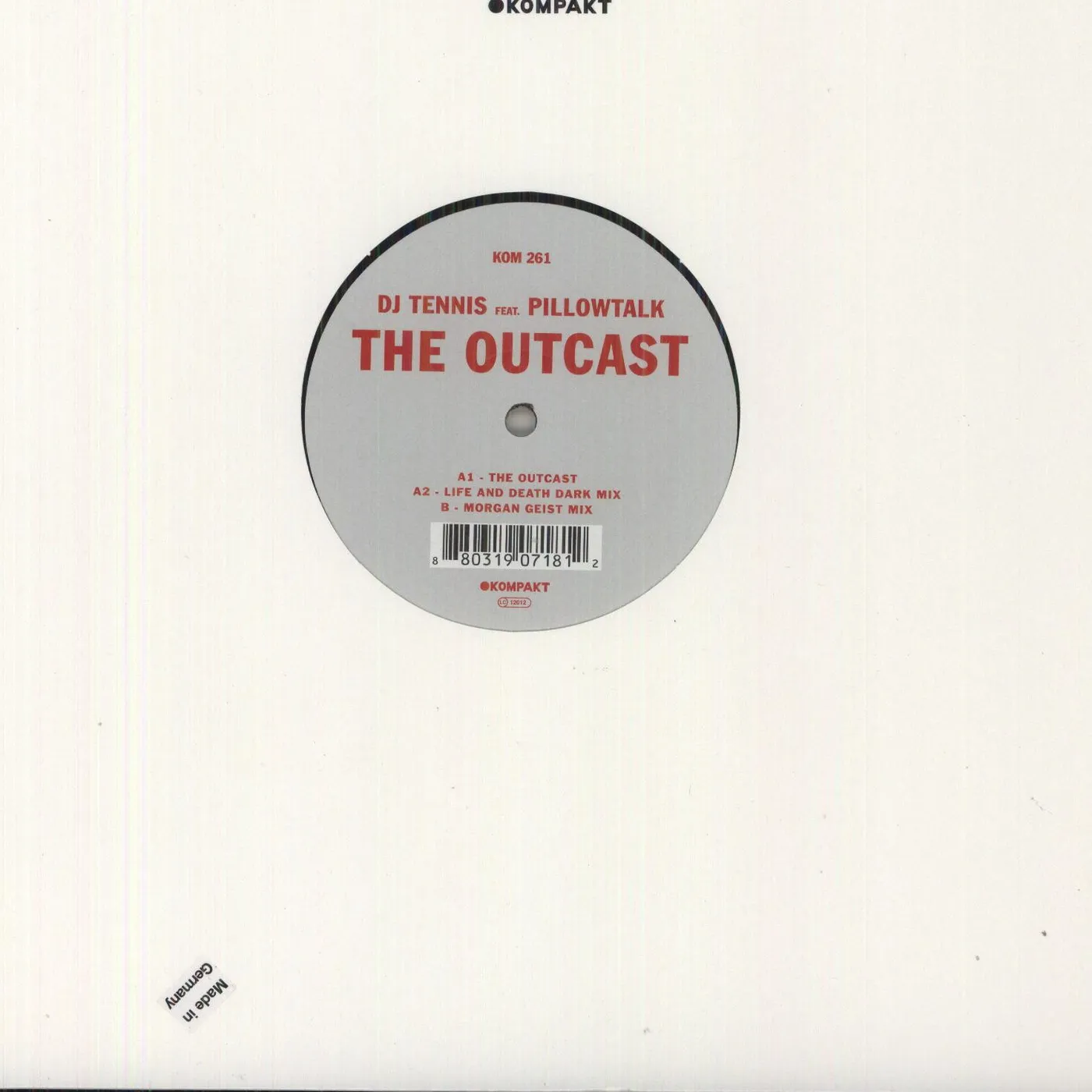 DJ Tennis OUTCAST Vinyl Record