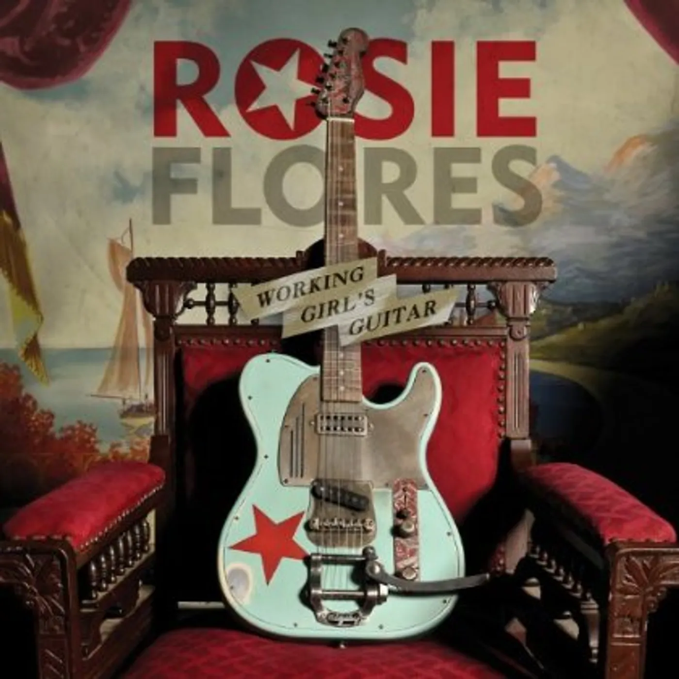 Rosie Flores Working Girl's Guitar Vinyl Record