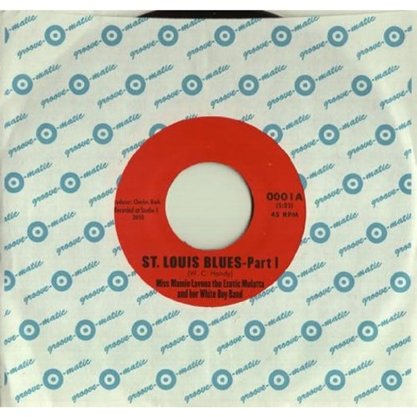  Mamie Lavona / Her White Boy Band ST LOUIS BLUES Vinyl Record