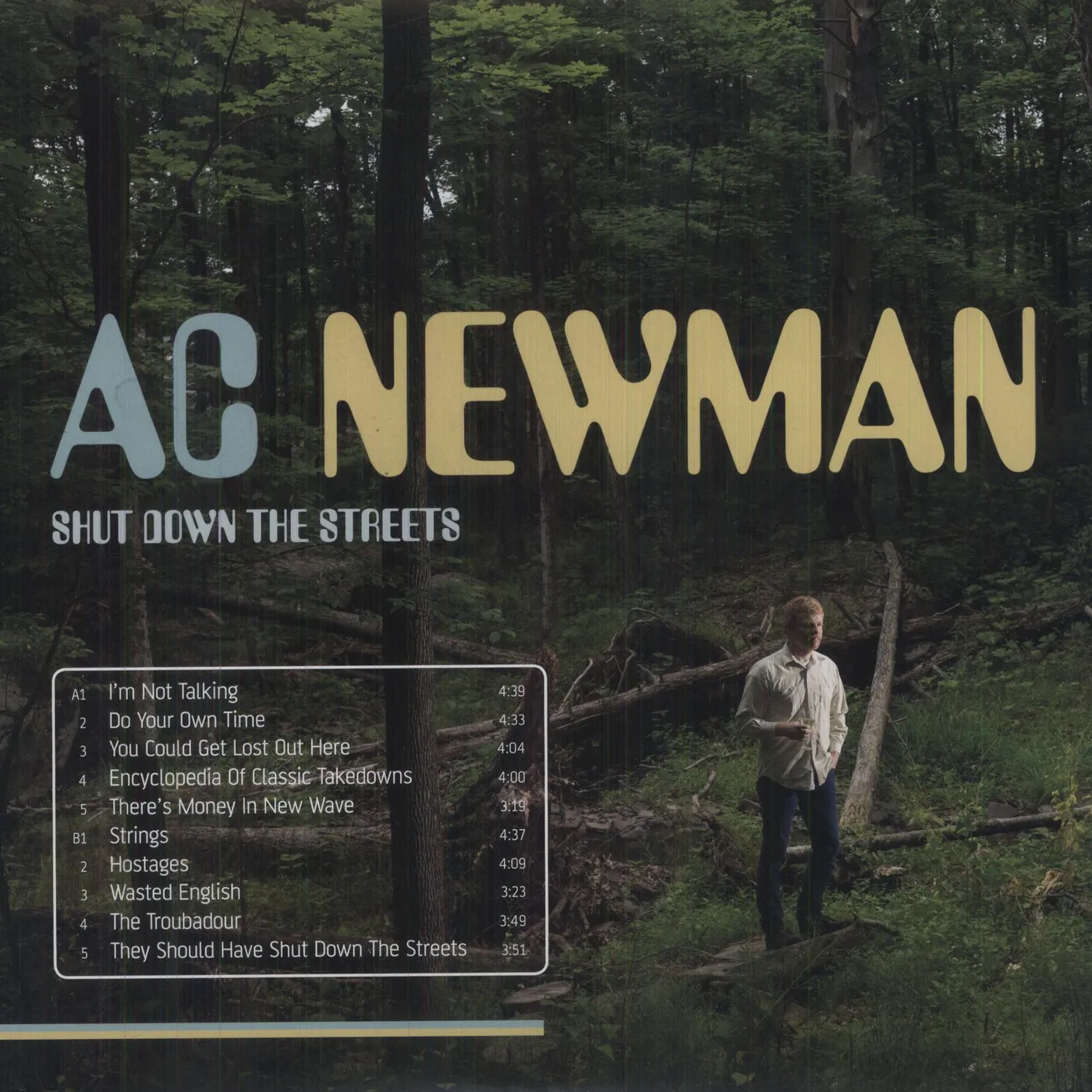 A.C. Newman SHUT DOWN THE STREETS (MPDL) (Vinyl)
