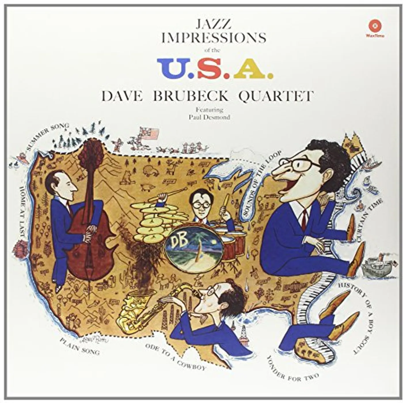 Dave Brubeck JAZZ IMPRESSIONS OF THE USA Vinyl Record - Spain Release