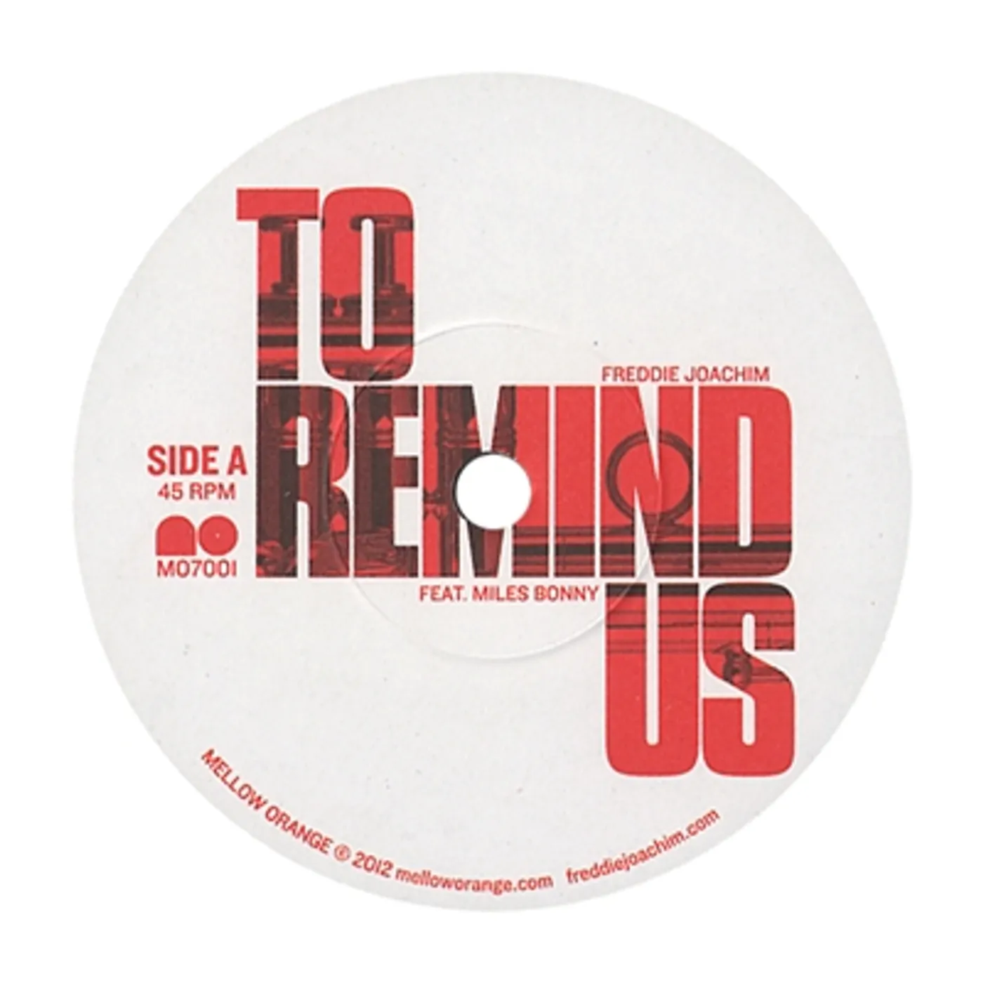 Freddie Joachim TO REMIND US / TALK Vinyl Record